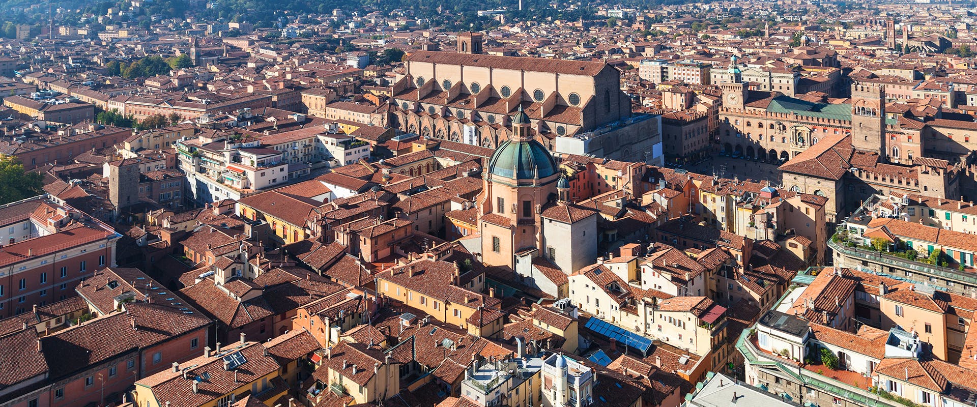 view of bologna from above