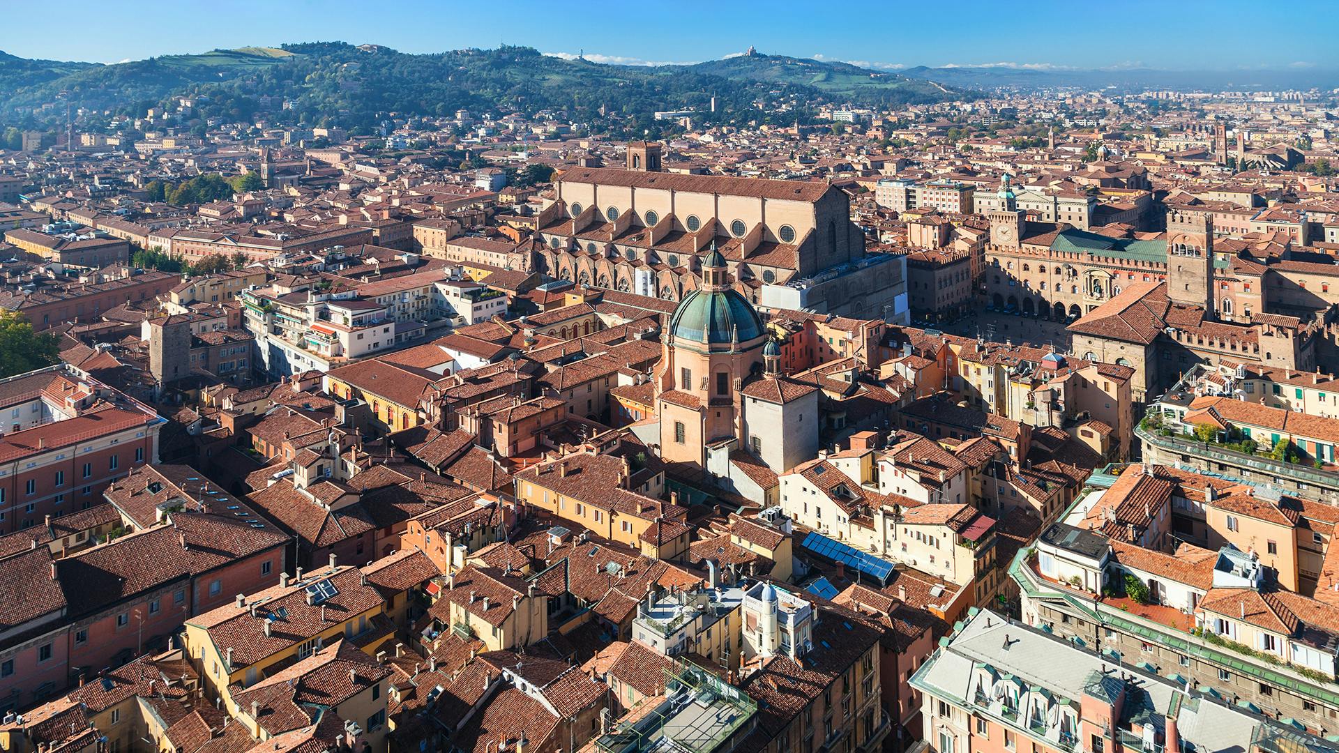 Bologna vista dall'alto