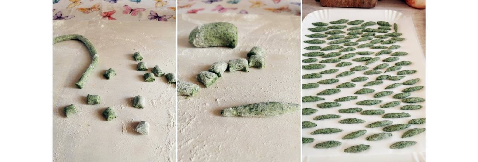 Pinoli di Bobbio, stages of preparation, Cesarina Mariacristina