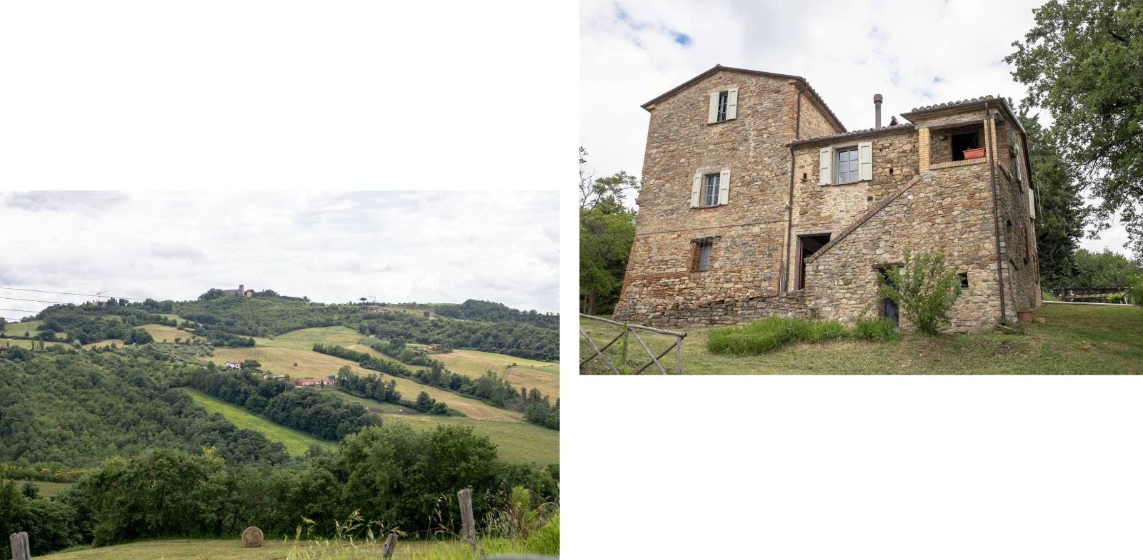Casa Cesarina Simonetta e vista panoramica
