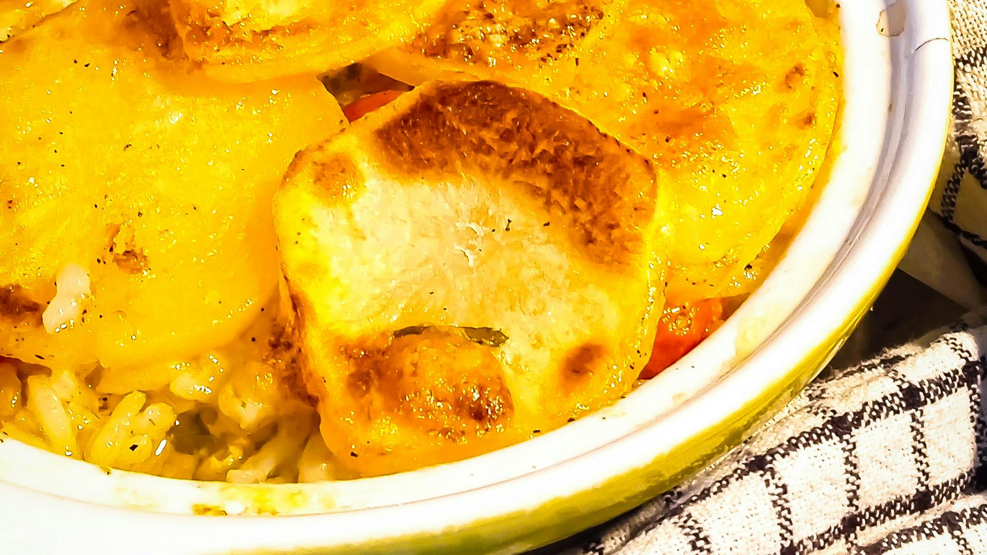 Cesarina Monica's Potato, Rice, and Mussels Tiella