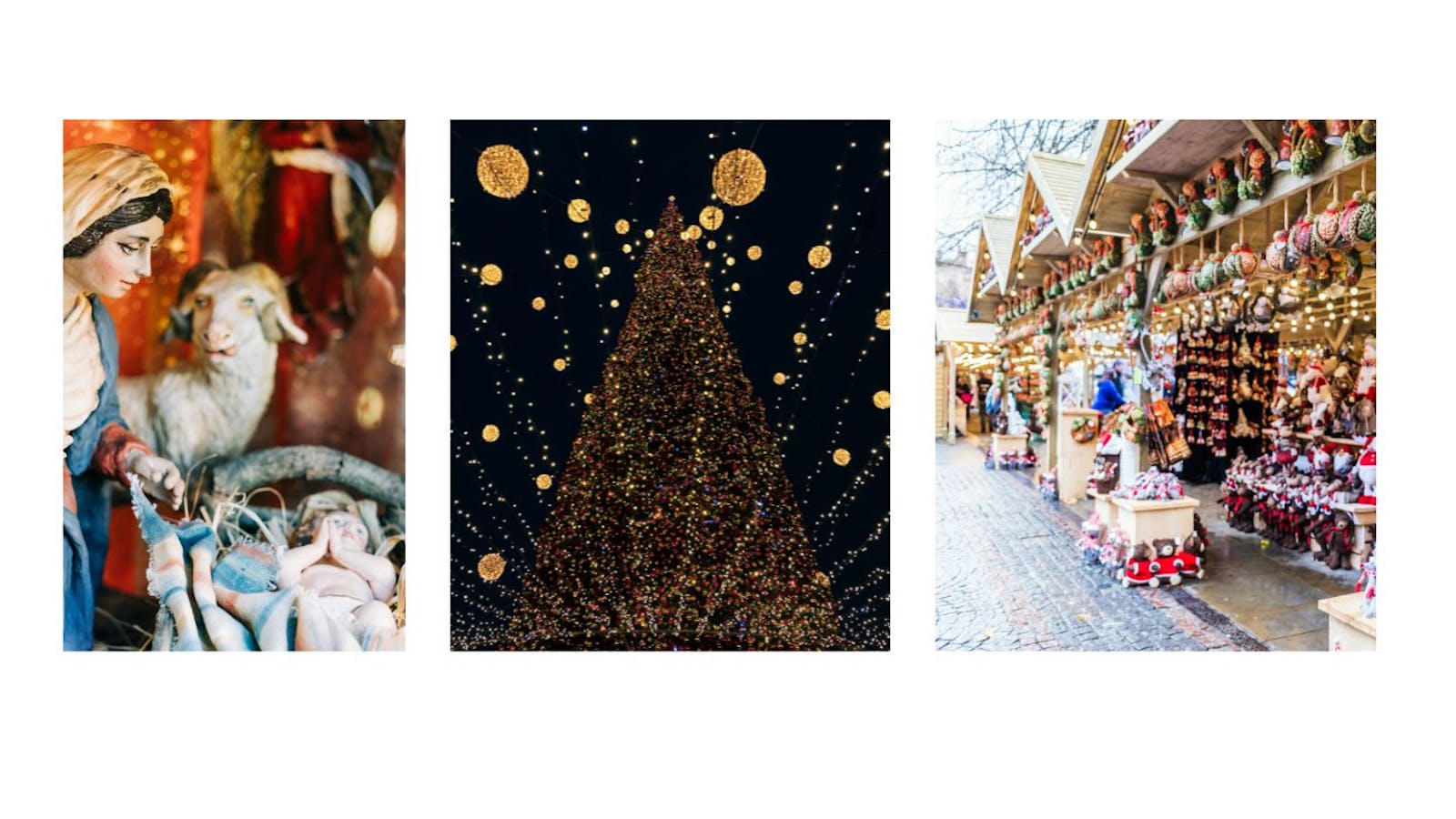presepe, mercatini, albero di natale
