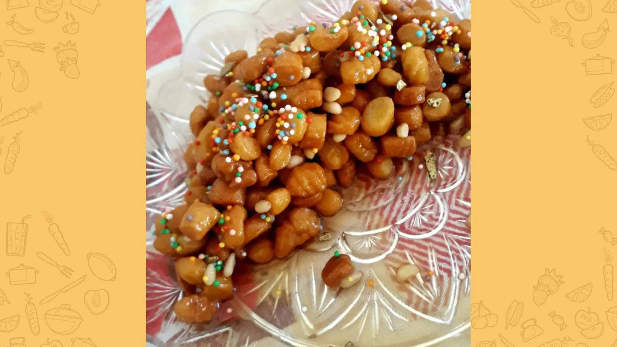 Purcidduzzi (Italian Christmas cake)