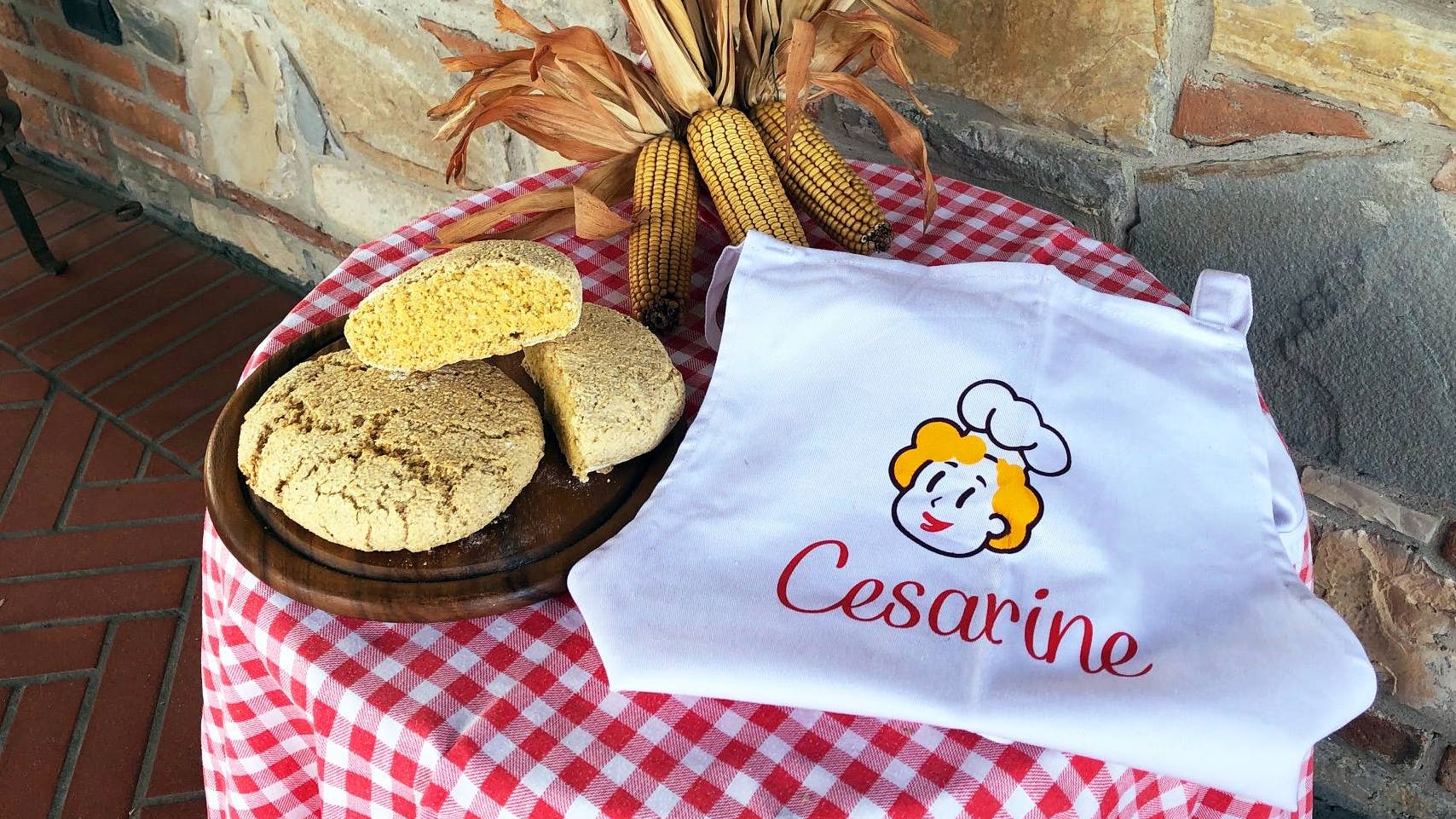 Pan Giald (yellow bread) from Brianza