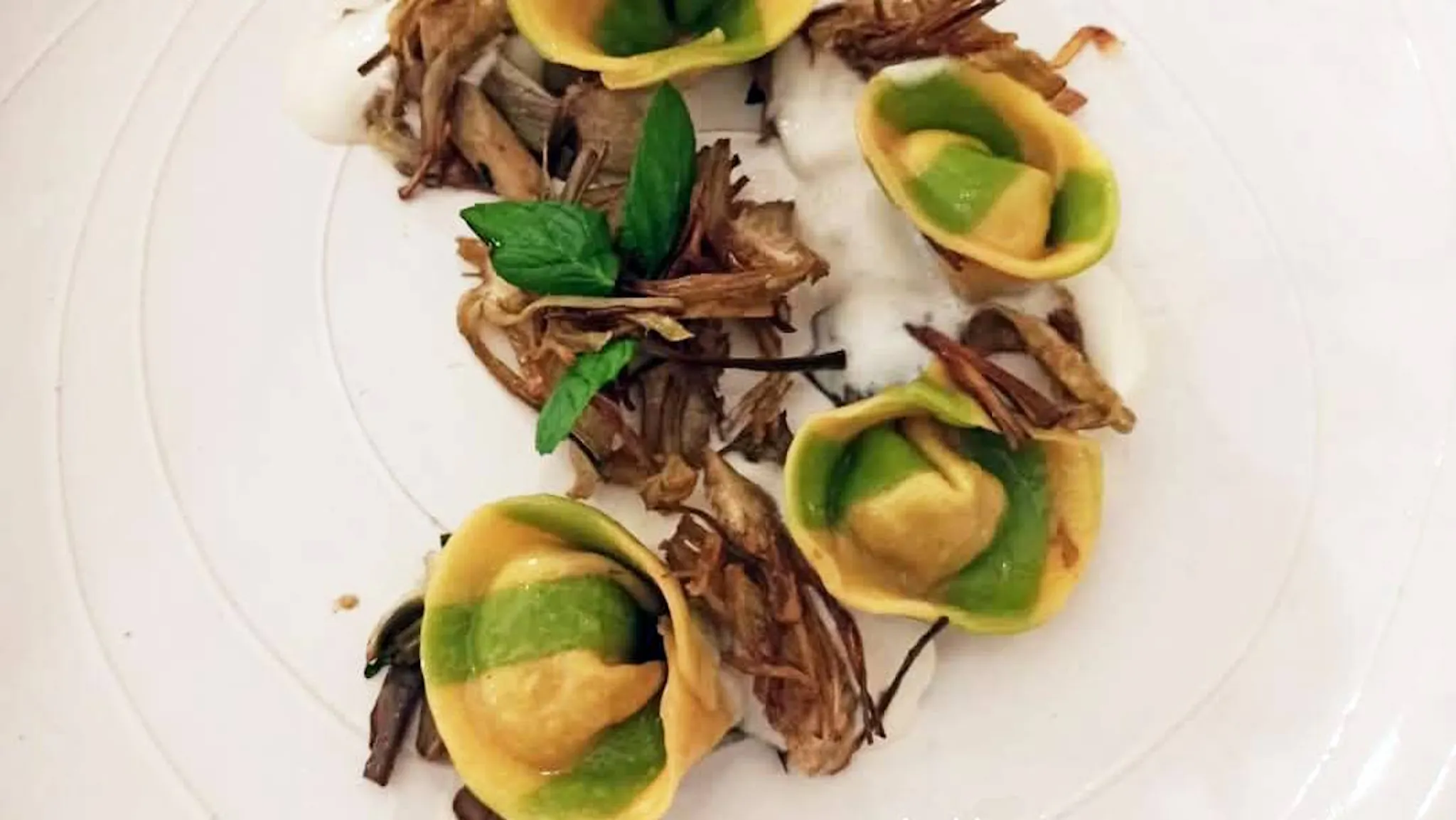 Tortelli aux artichauts