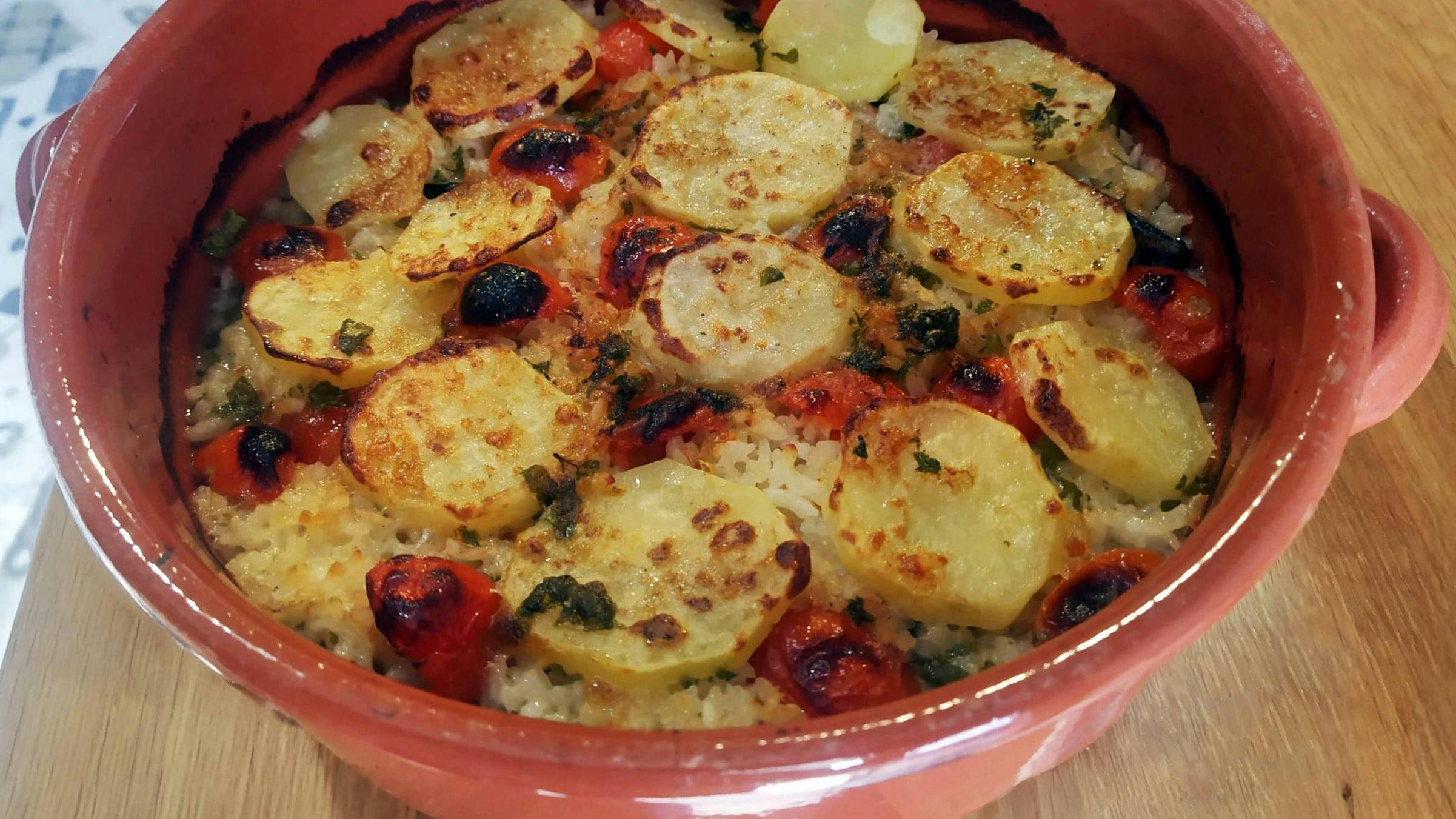 Tiella riso patate e cozze di Cesarina Anna