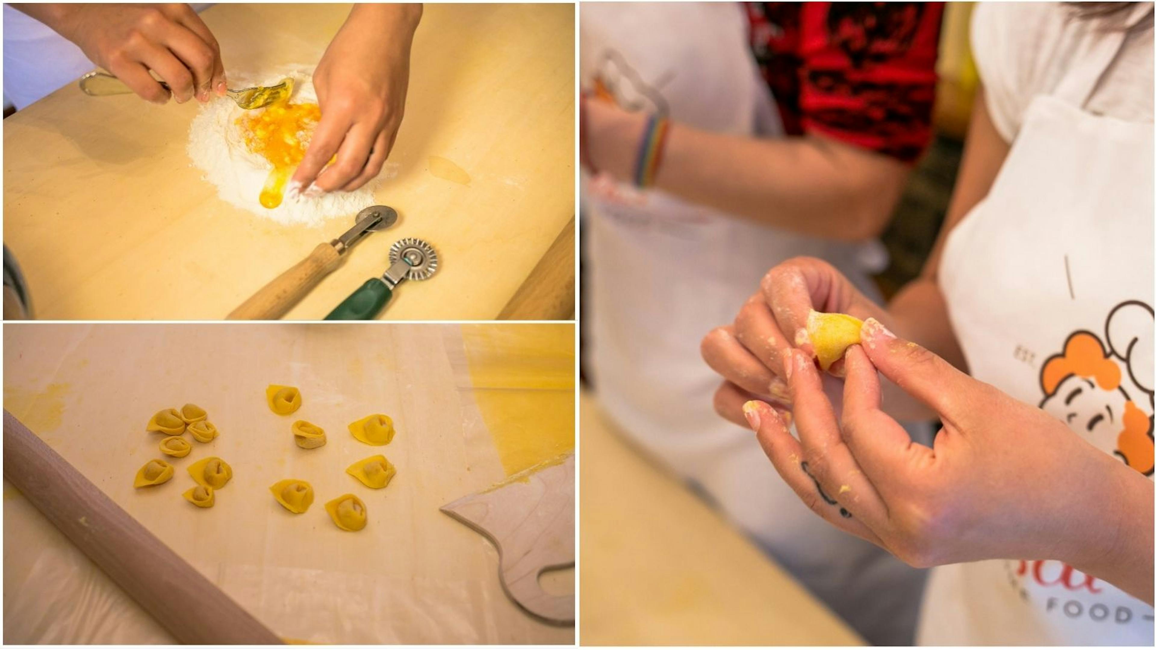 Collage tortellini masterclass