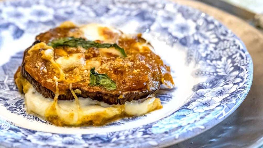 Egglplant Parmigiana (Parmigiana di melanzane)