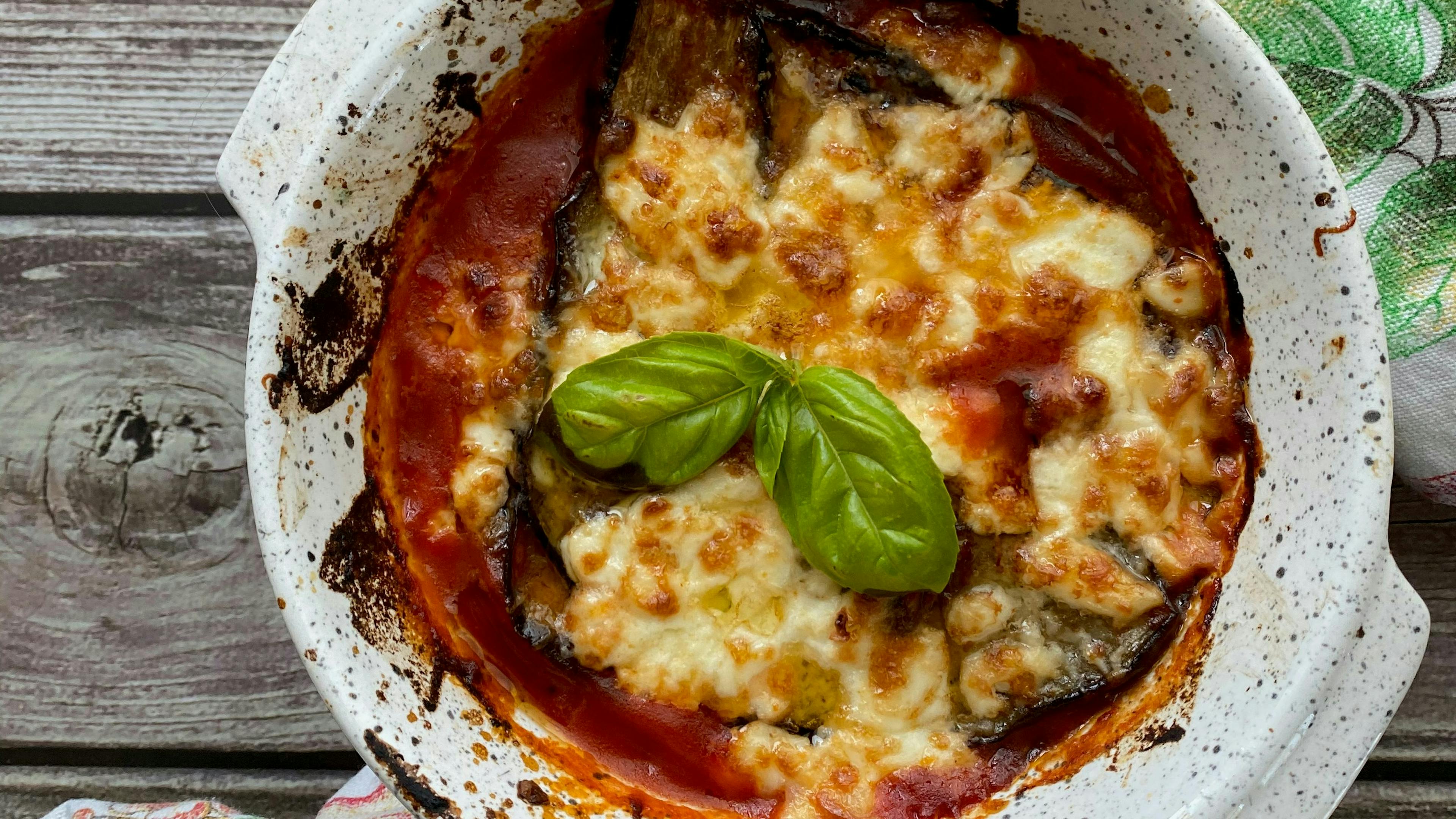 Egglplant Parmigiana (Parmigiana di melanzane)