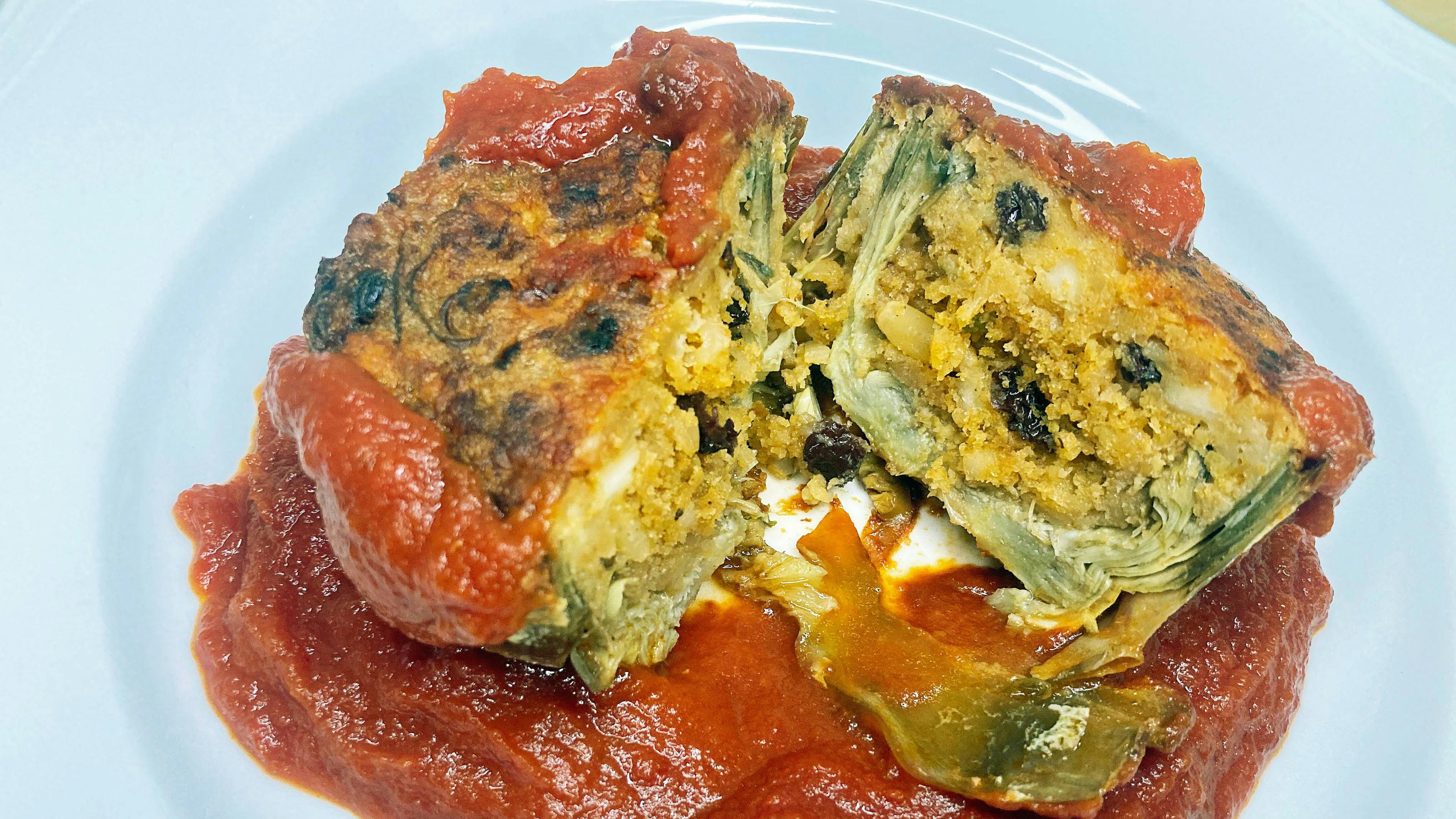 Carciofi col tappo (Artichokes with a lid) by Cesarina Mariolina