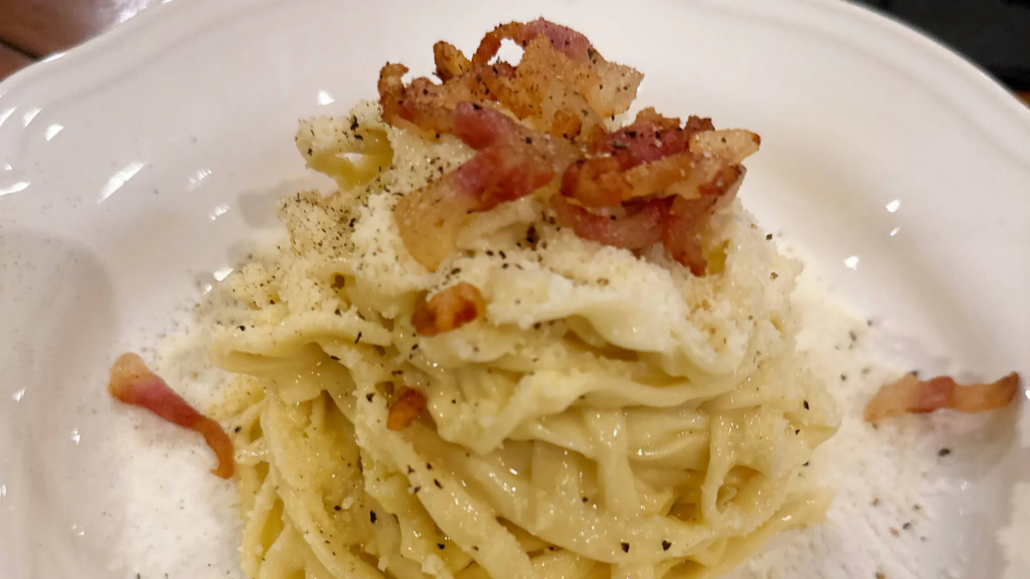 Tonnarelli alla gricia by Cesarina Cristina