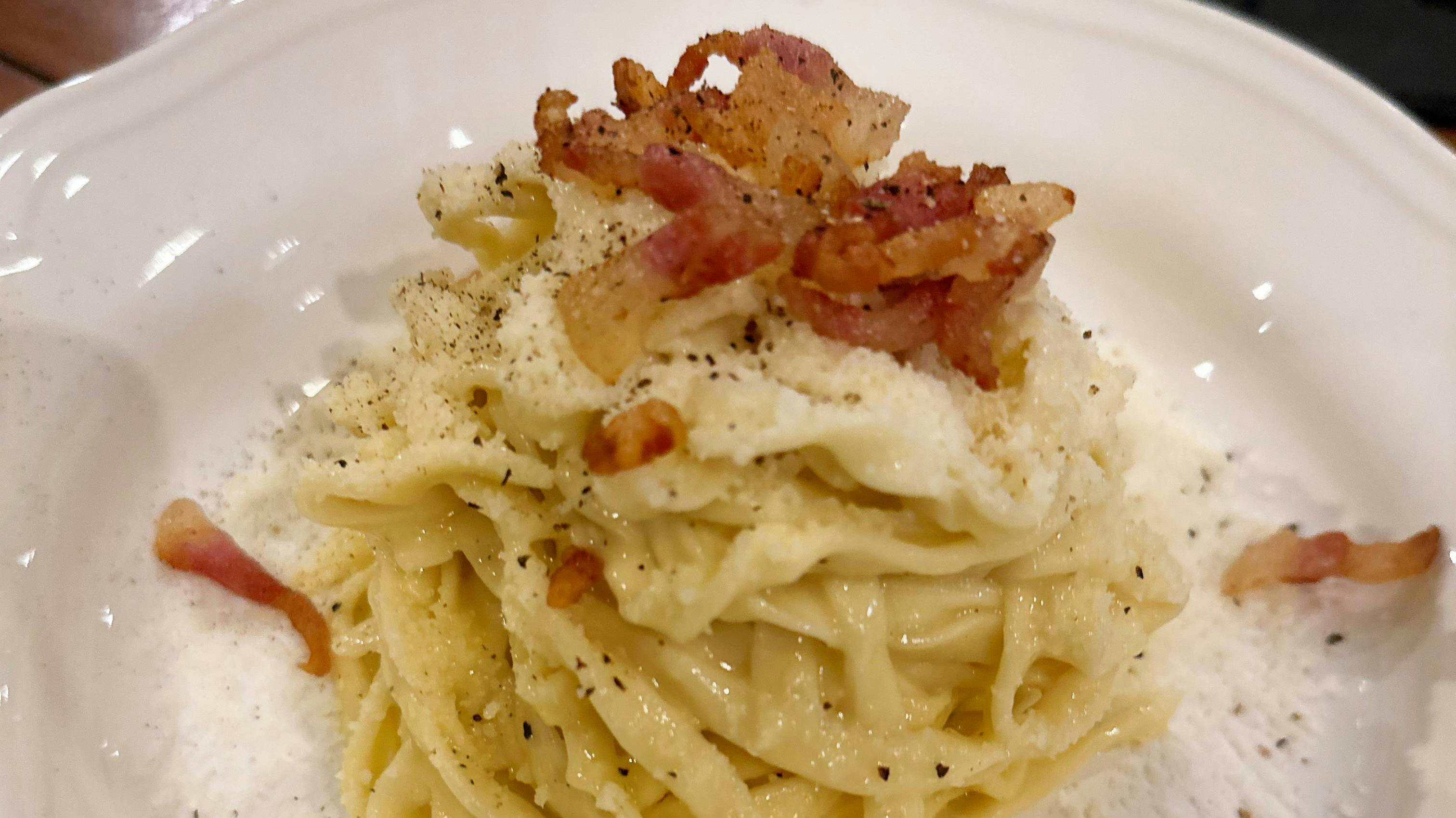 Tonnarelli alla gricia by Cesarina Cristina