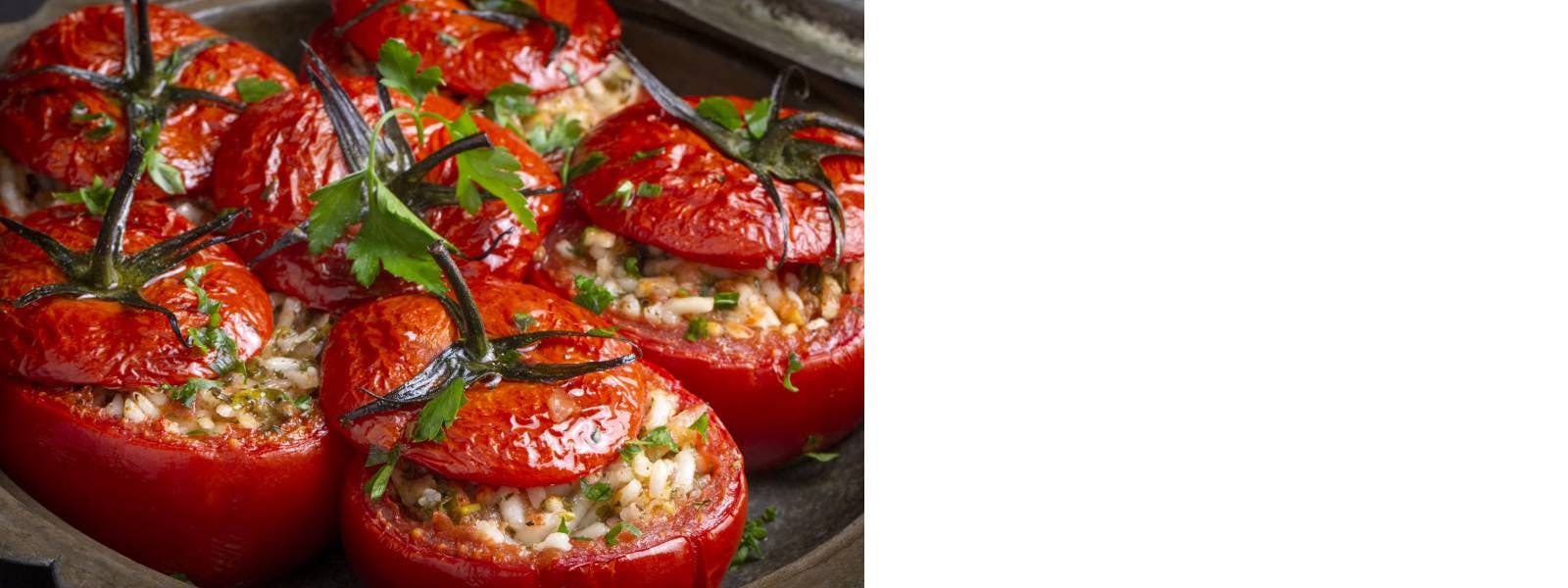 Stuffed Tomatoes with Rice