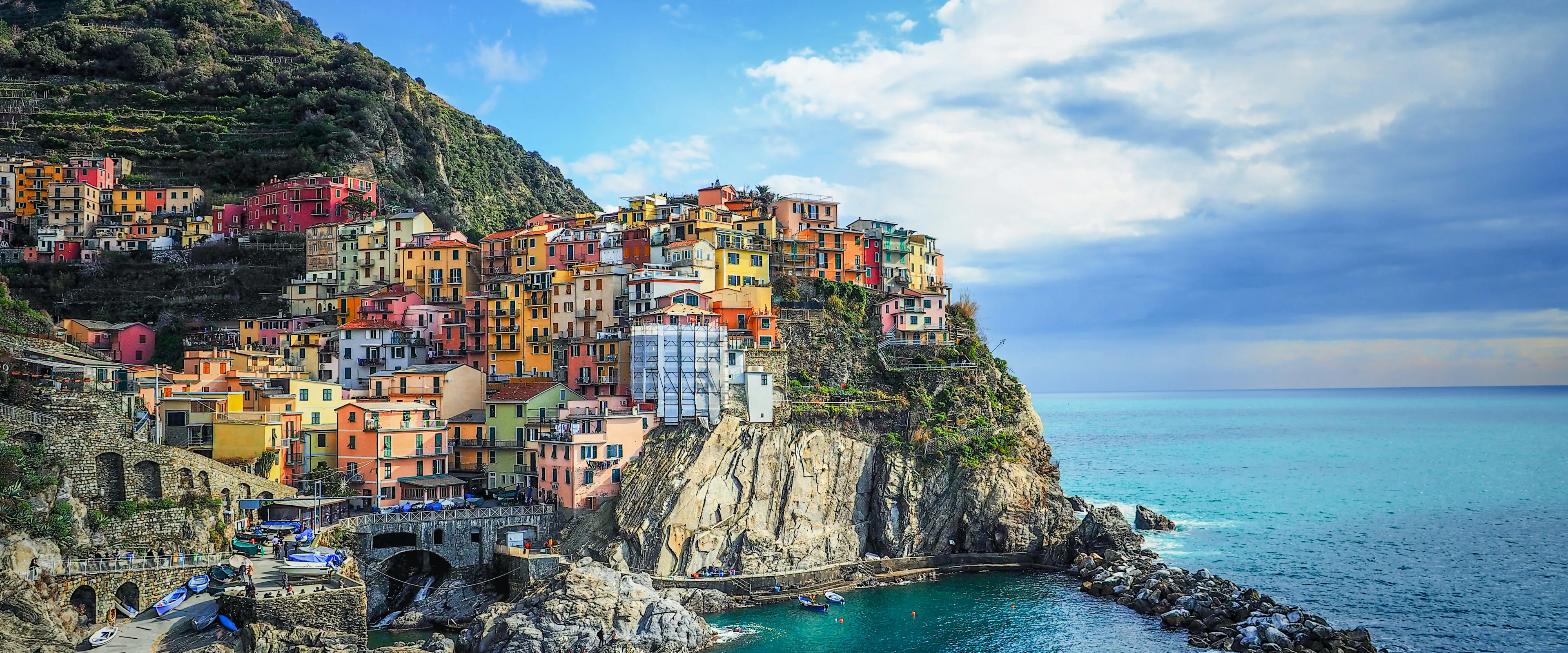 Cinque Terre, mare, scogliera, Liguria