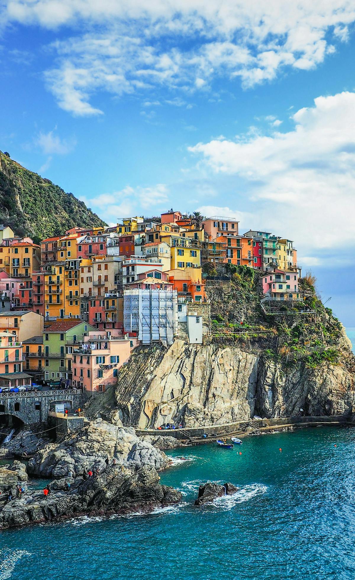 Cinque Terre, mare, scogliera, Liguria