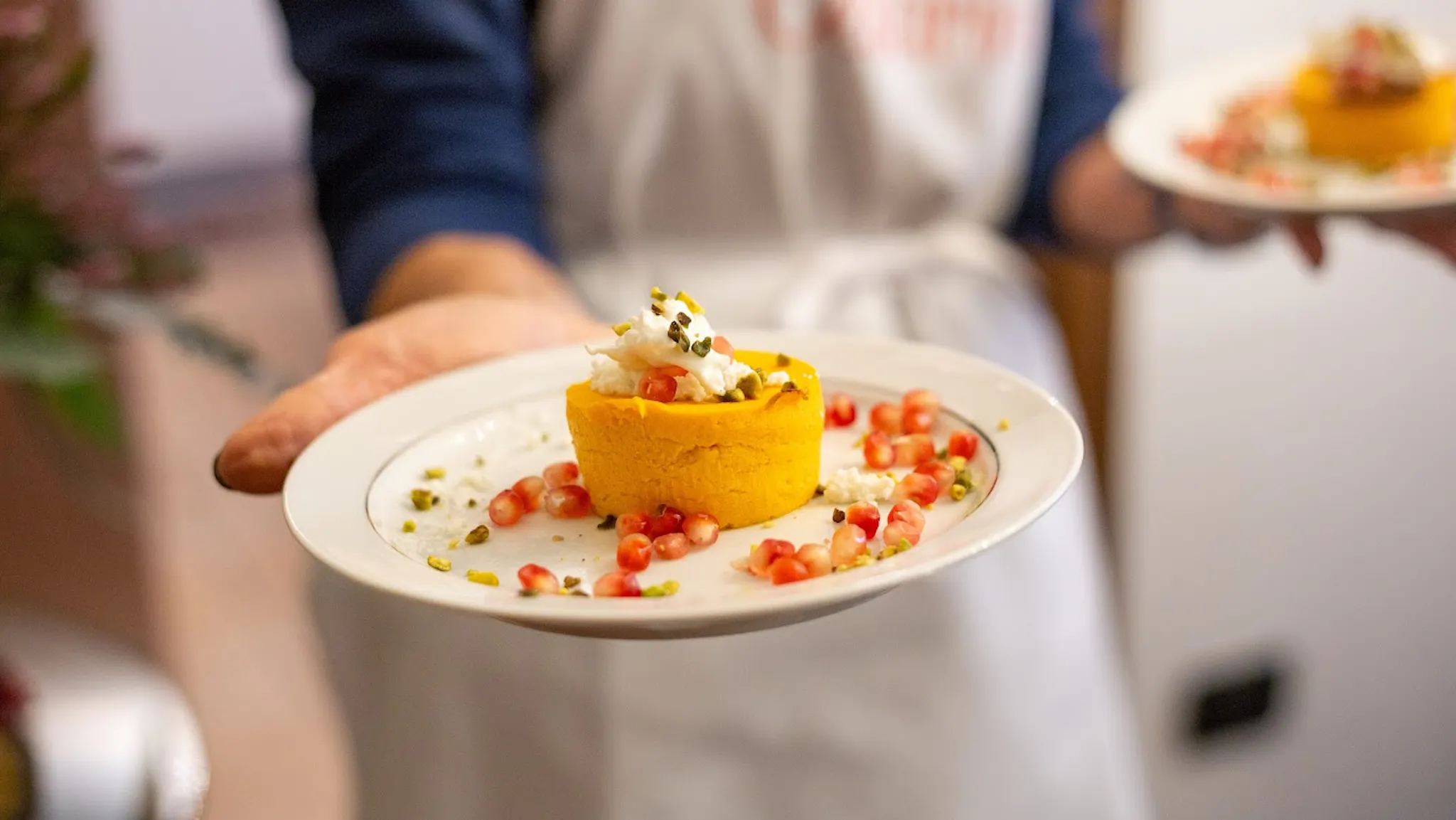 Carrot and broccoli flan by Cesarina Michela