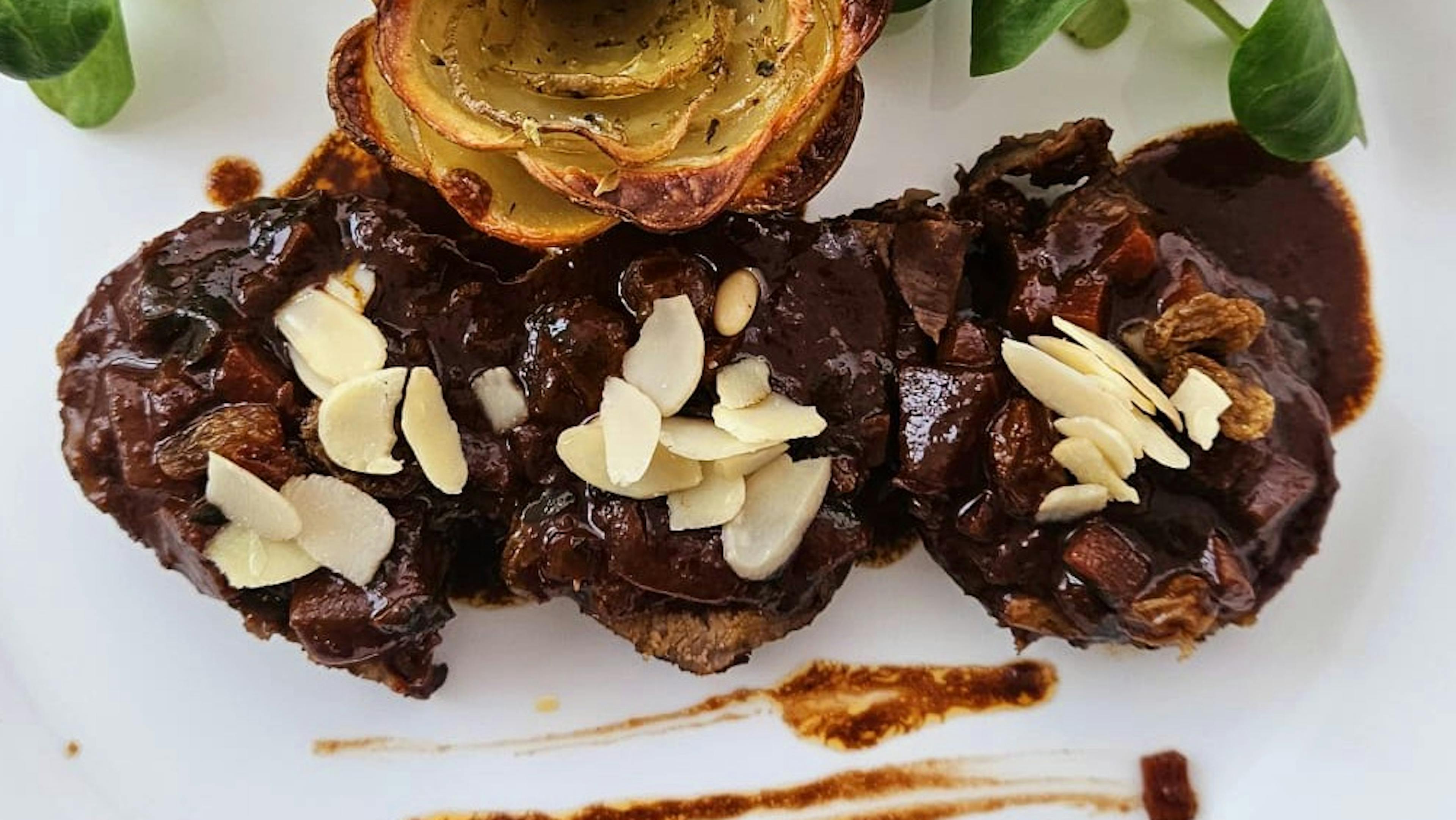 Chocolate-Glazed Beef Knuckle by Cesarina Ita