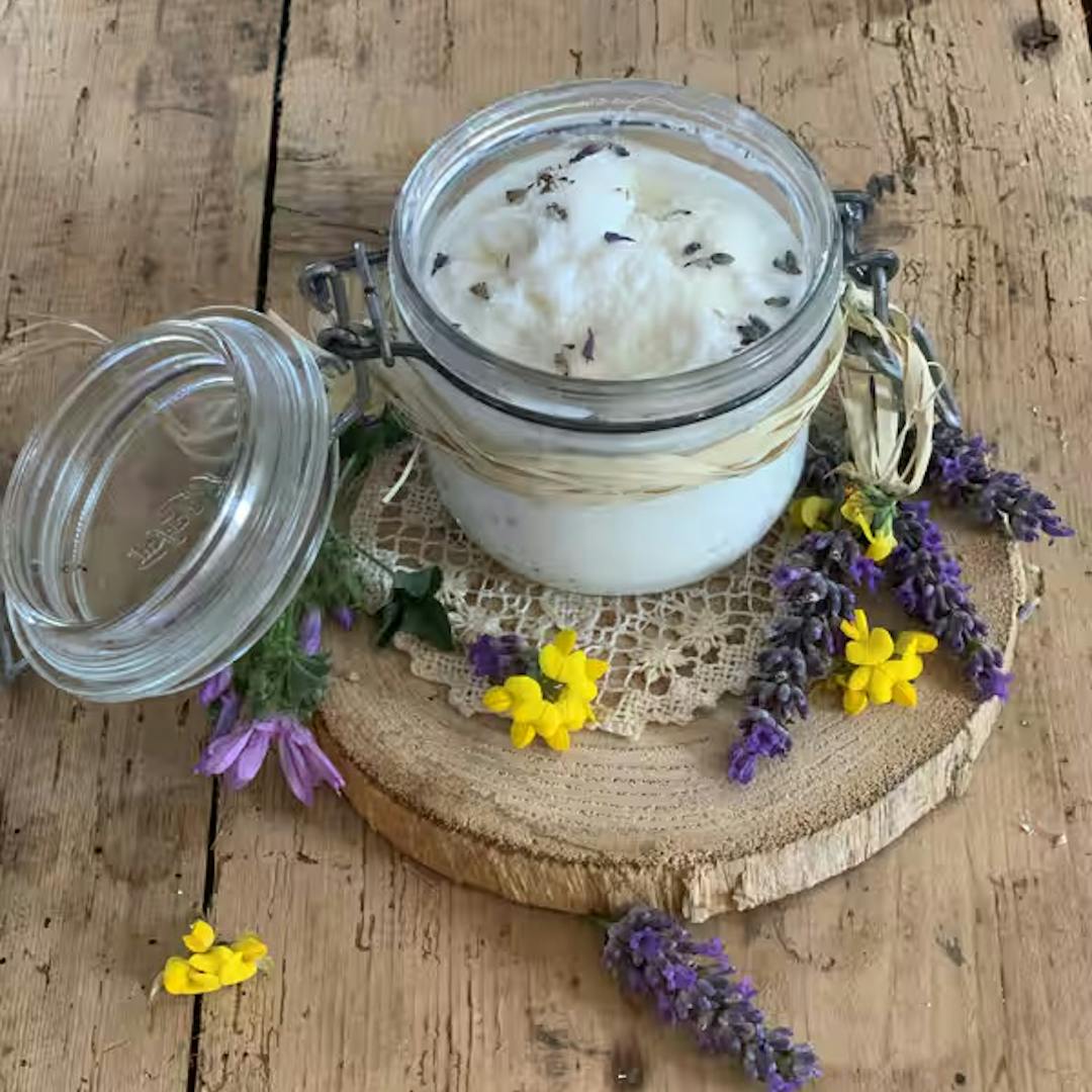 gelato alla lavanda