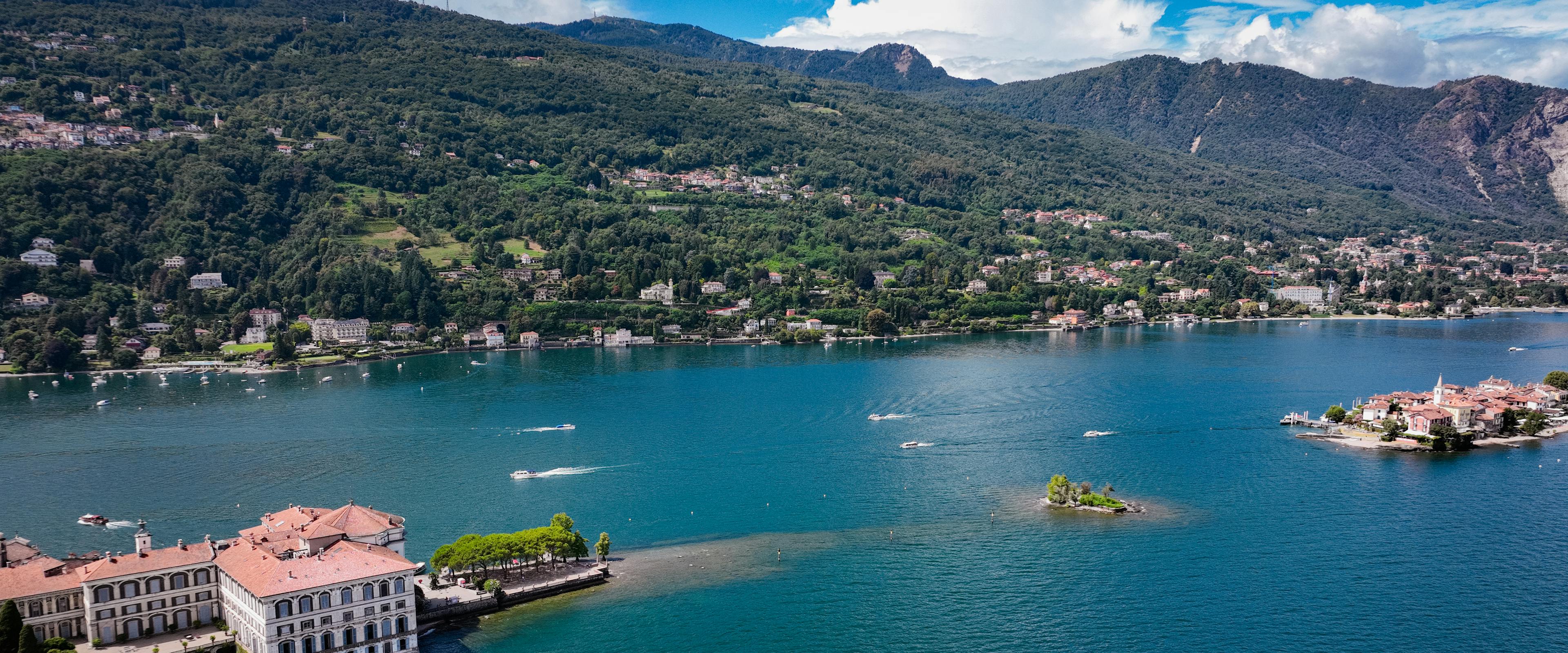 Vista Lago Maggiore con isole