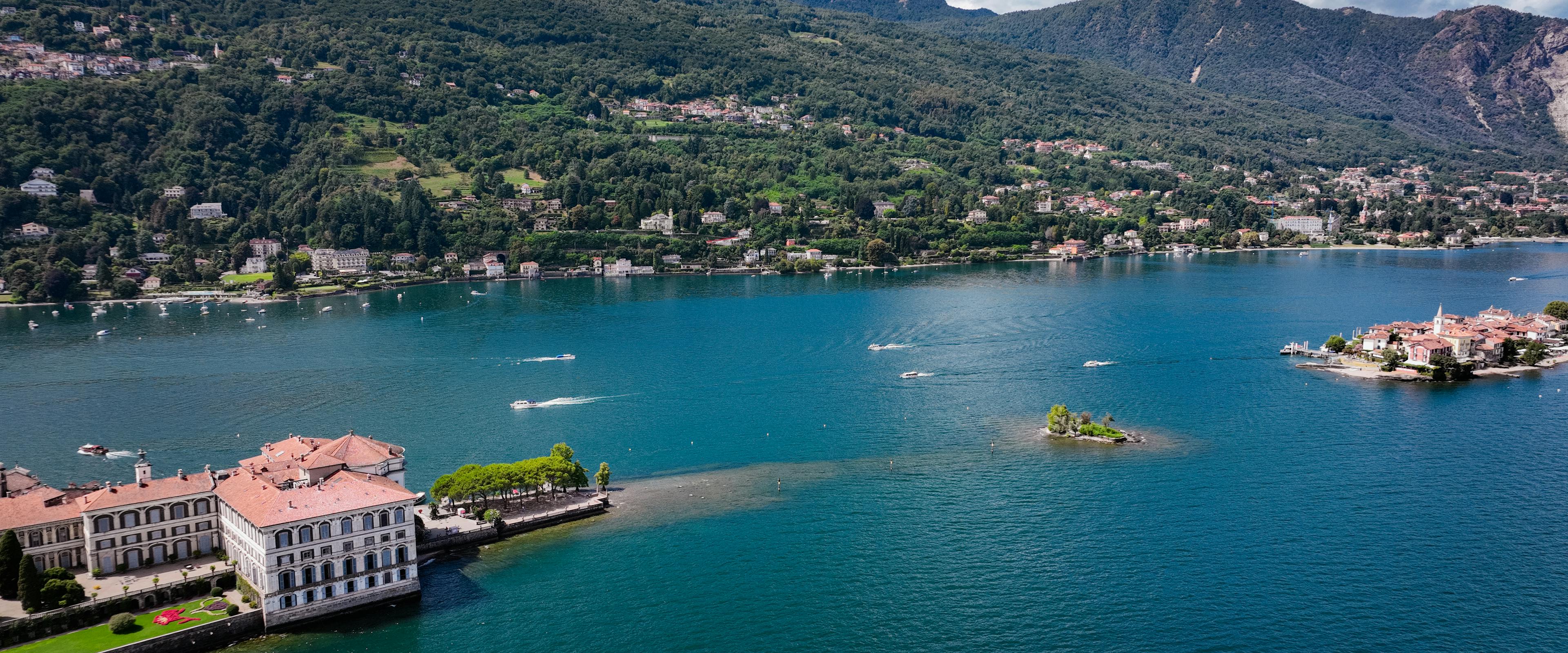 Vista Lago Maggiore con isole
