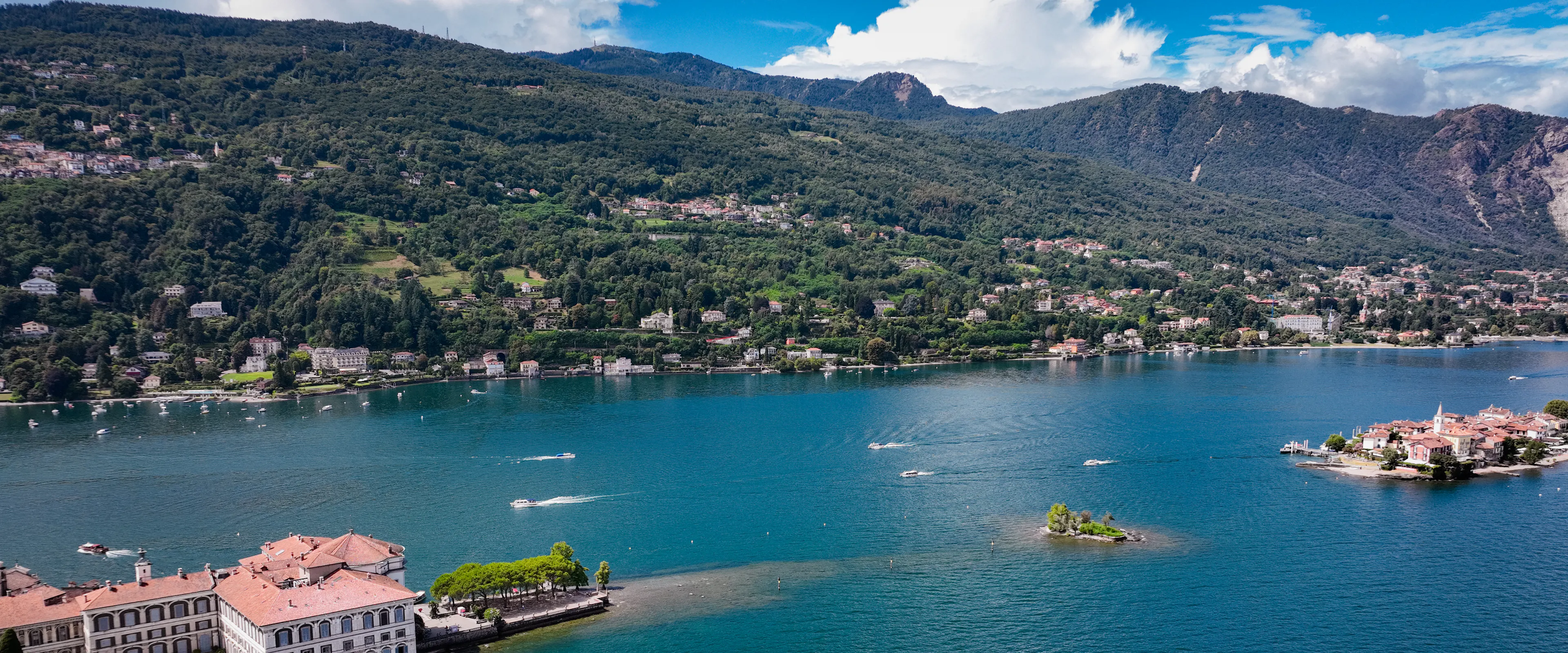 Vista Lago Maggiore con isole
