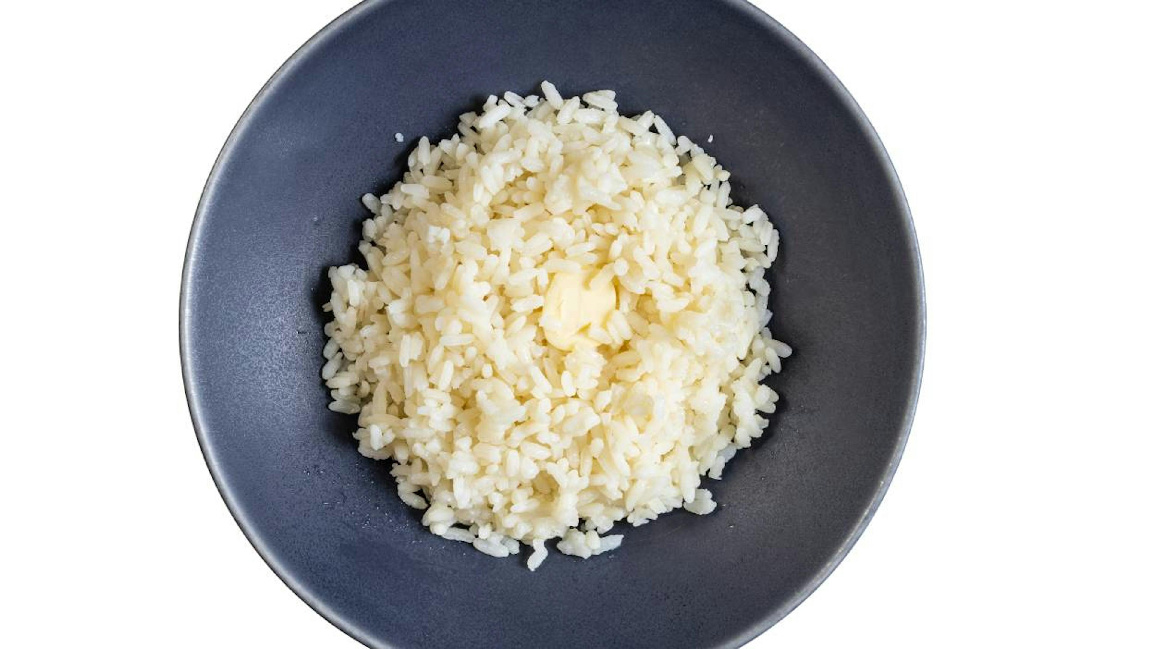 A dish of cagnone-style rice