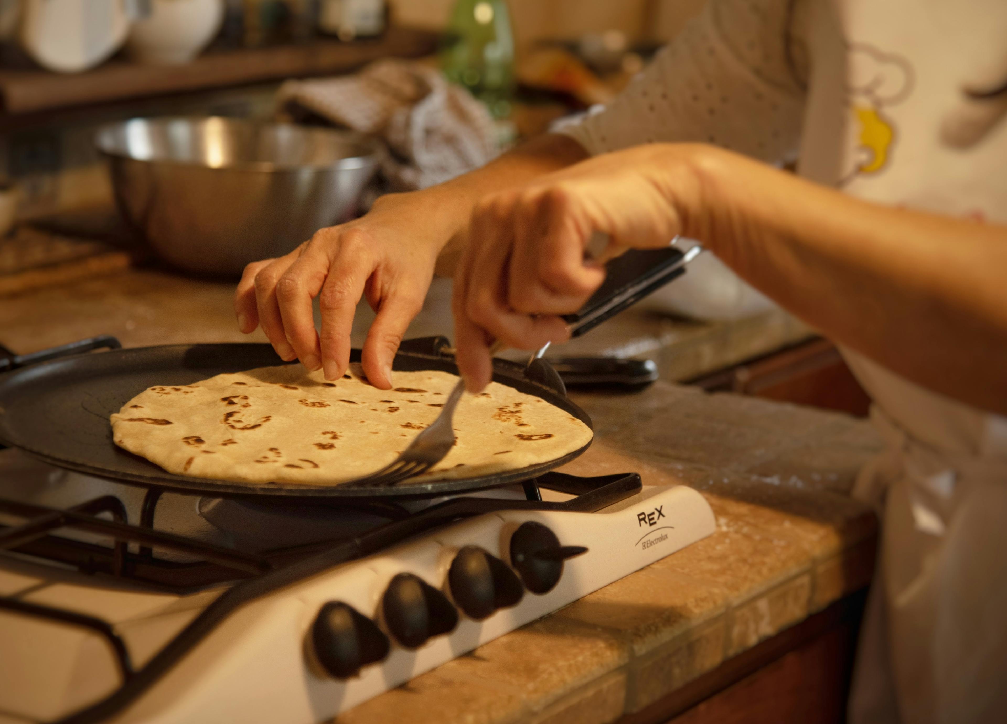 Piadina - Typical flat Italian bread