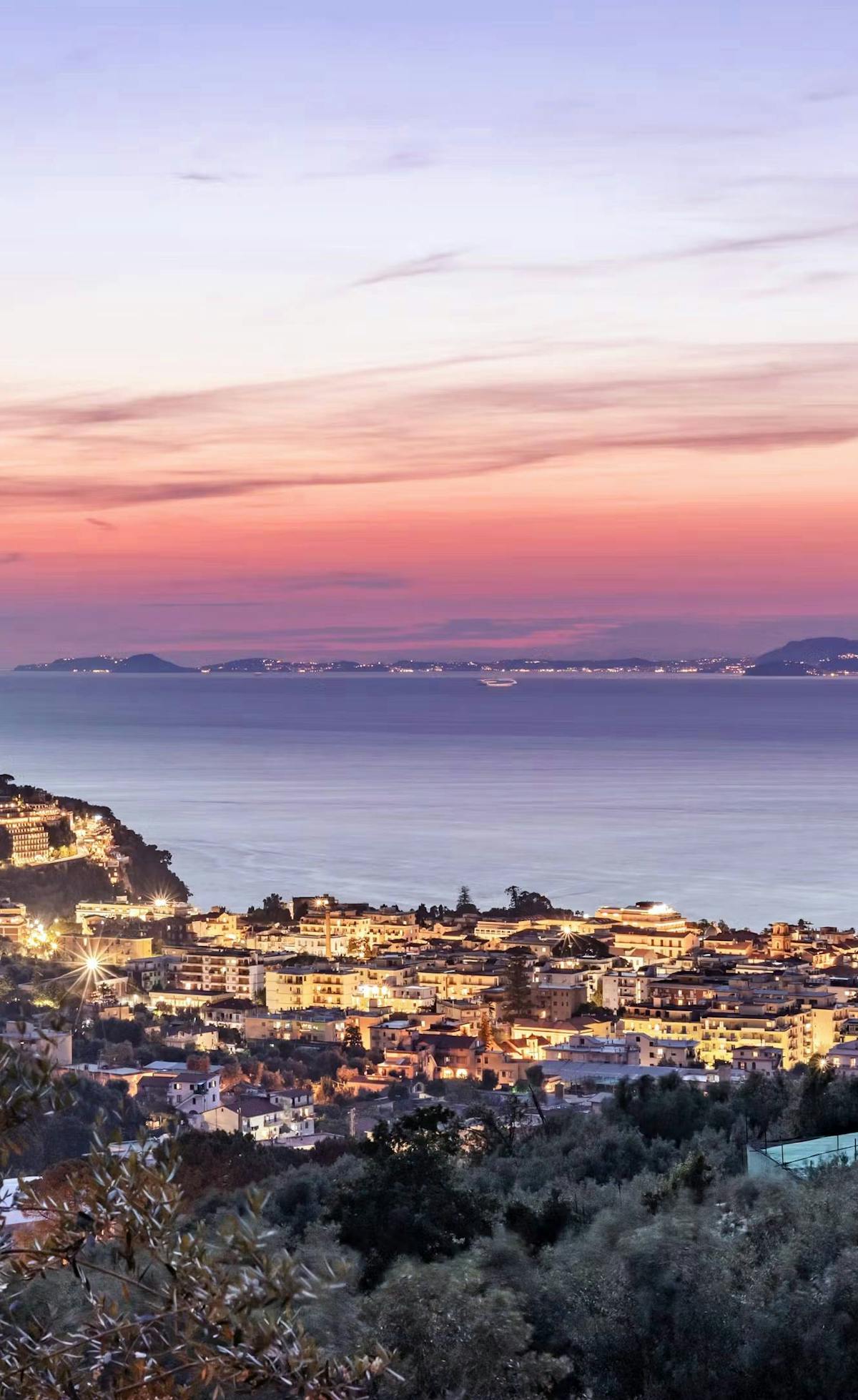 Vista del golfo di Sorrento