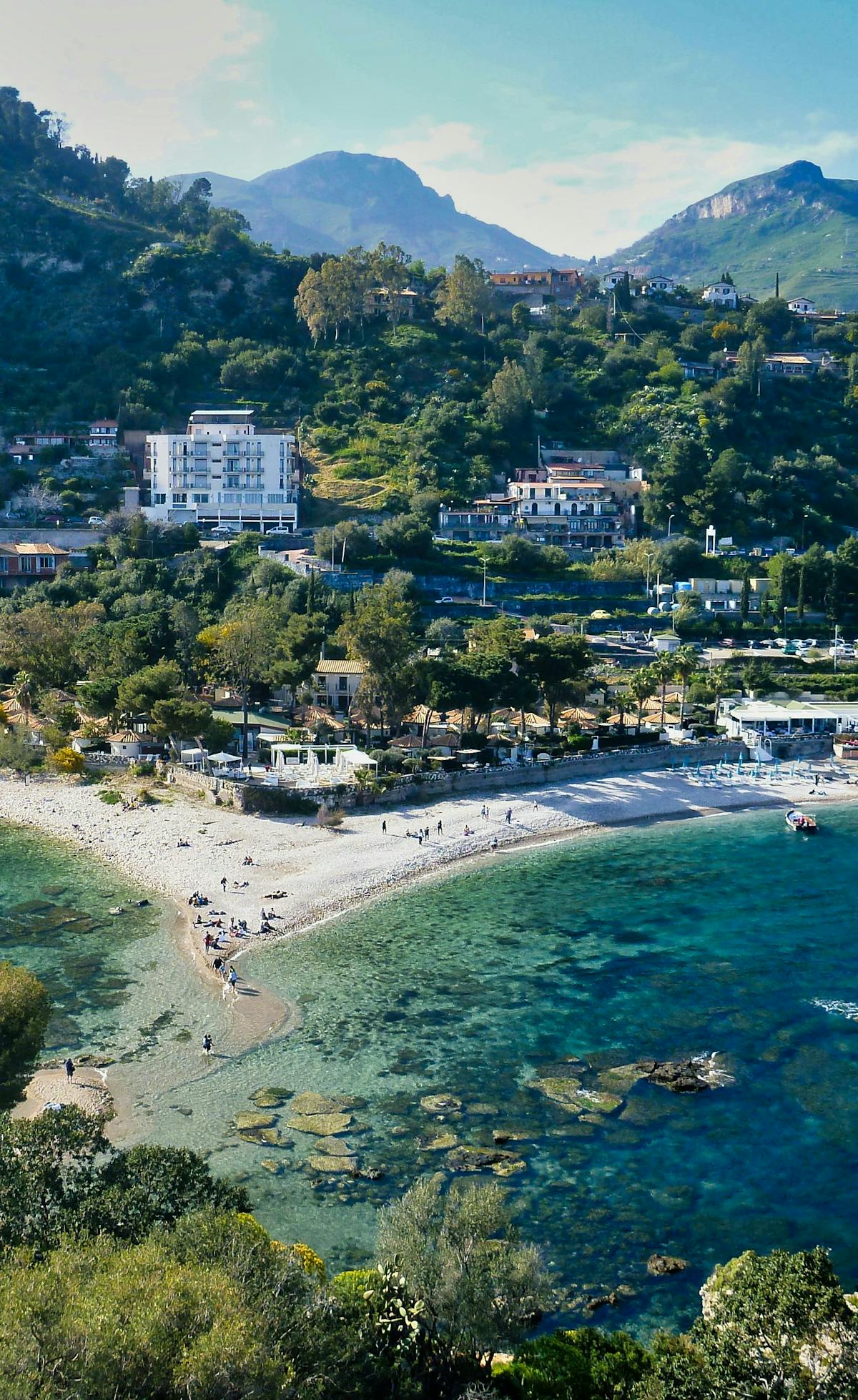 Sea view of Taormina