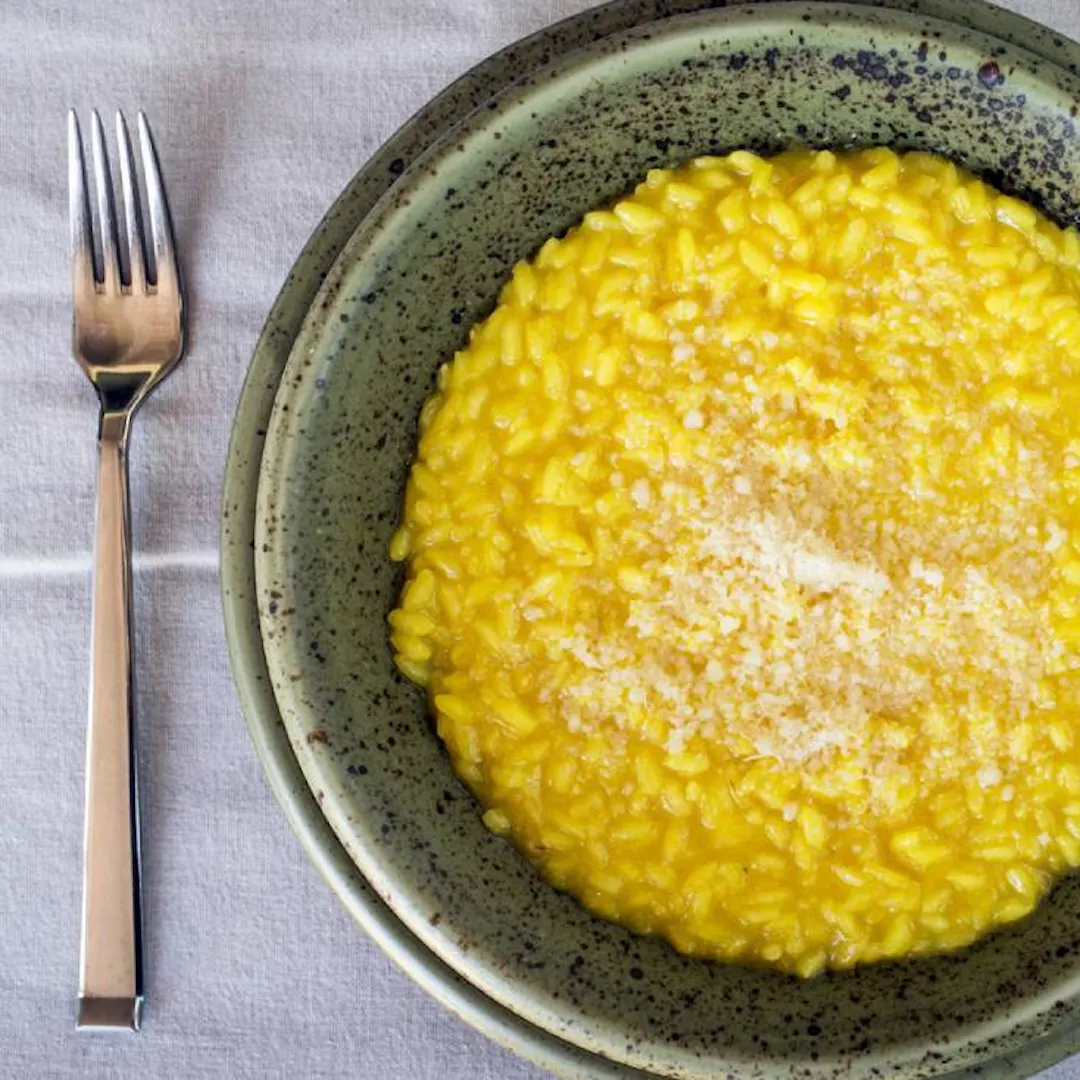 Piatto di Risotto allo zafferano
