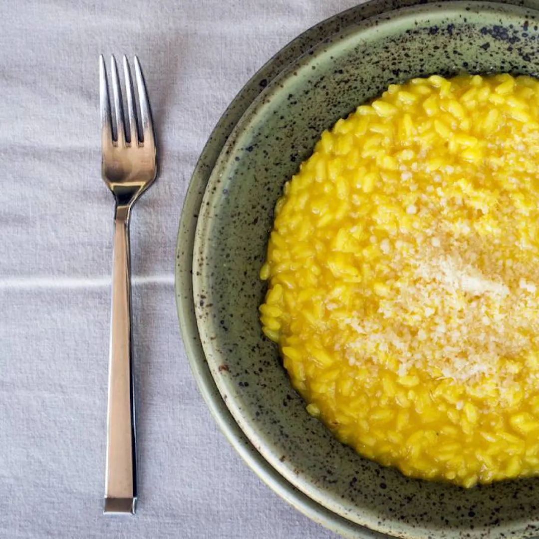Piatto di Risotto allo zafferano