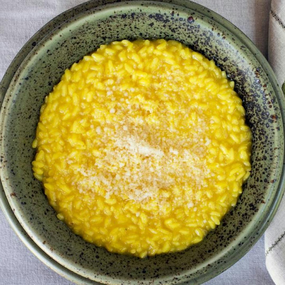 Piatto di Risotto allo zafferano