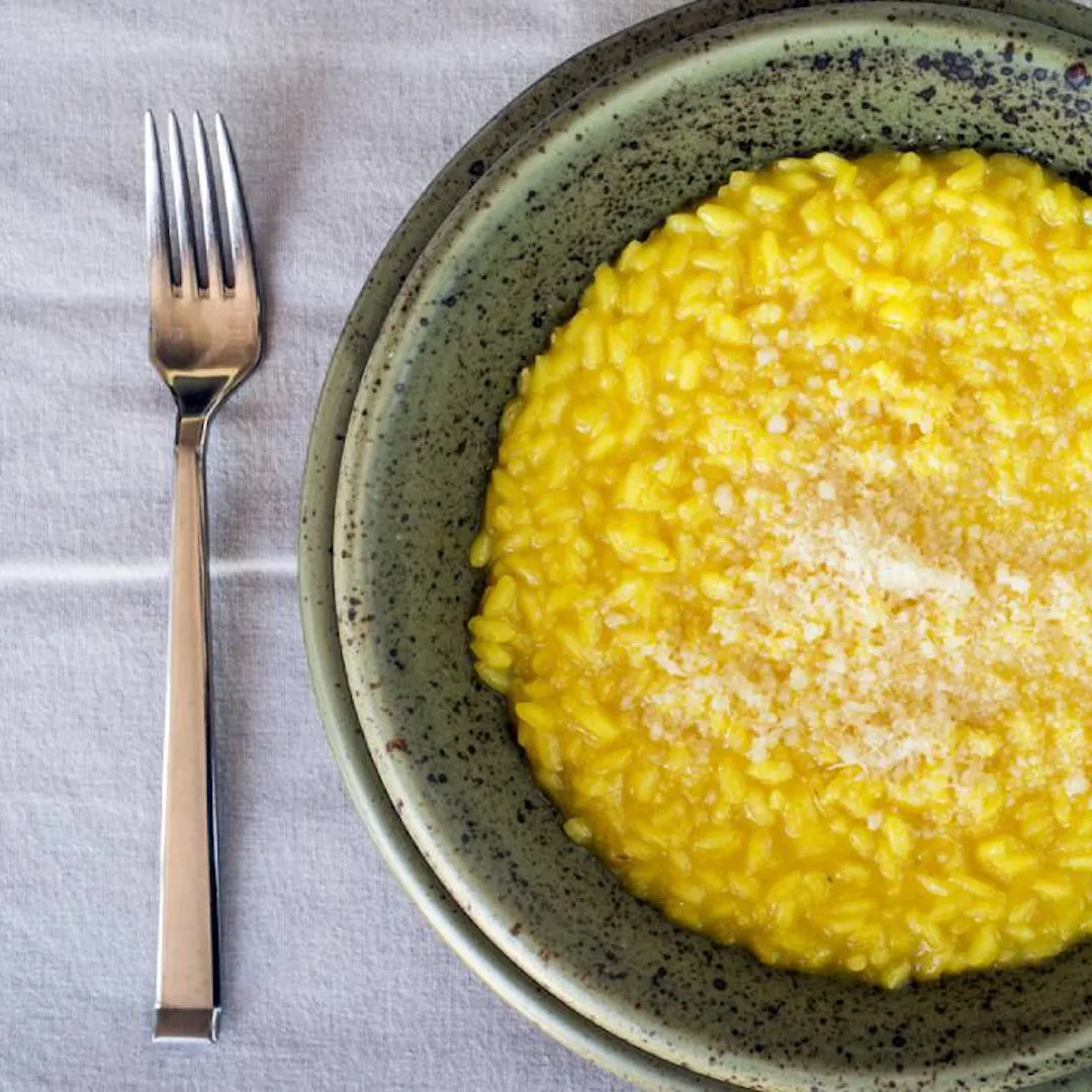 Piatto di Risotto allo zafferano