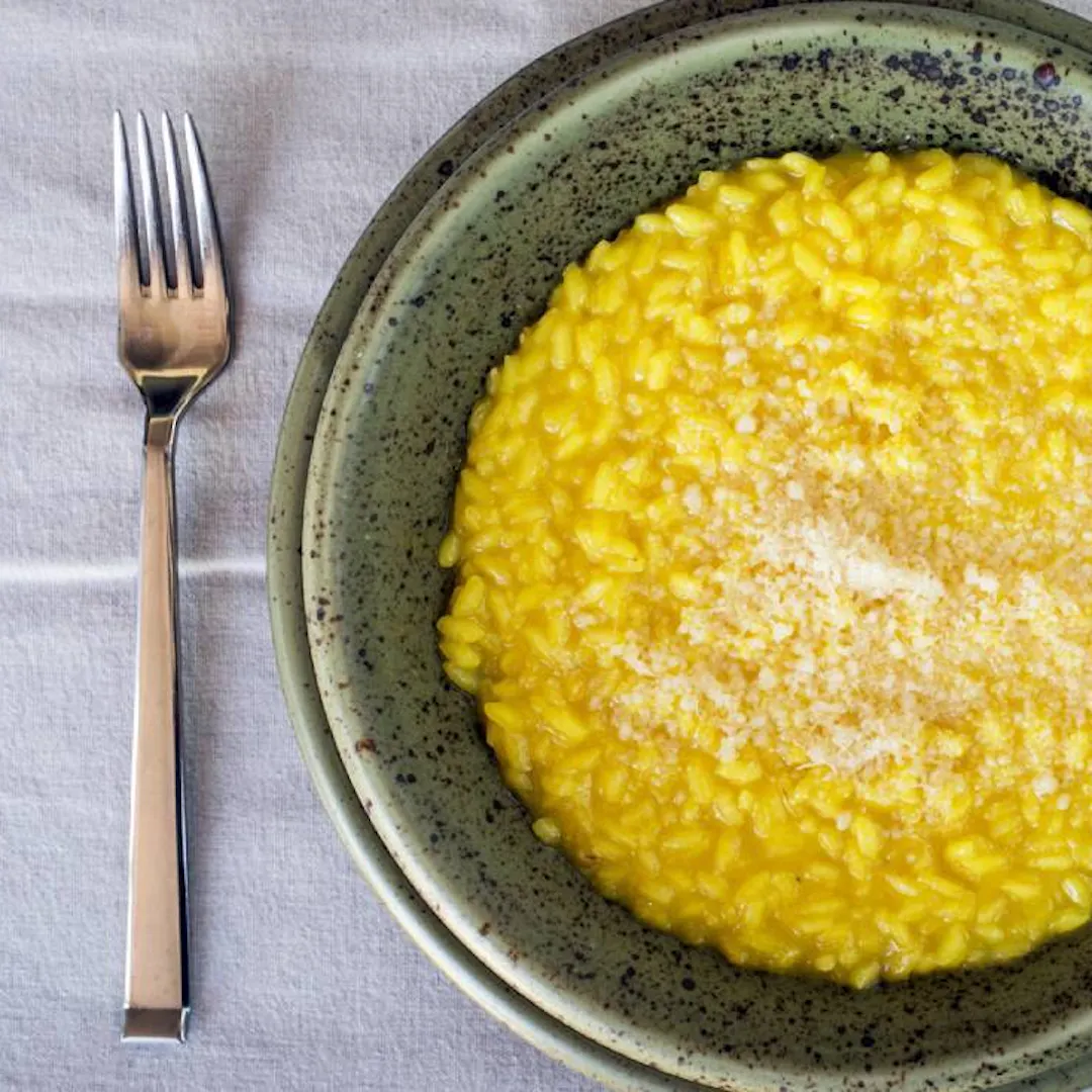 Piatto di Risotto allo zafferano