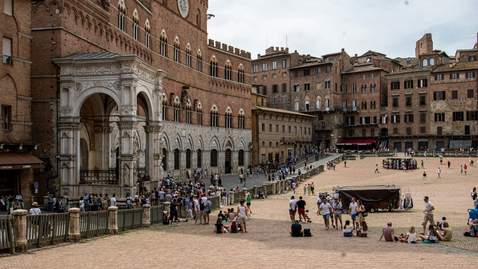 View of Piazza del Campo in Siena