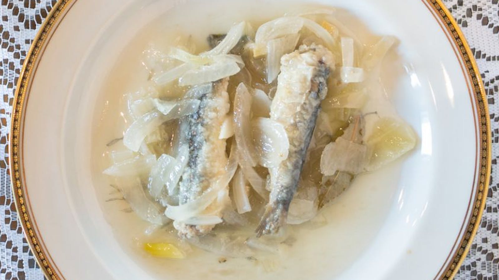 Sarde in Saor dish