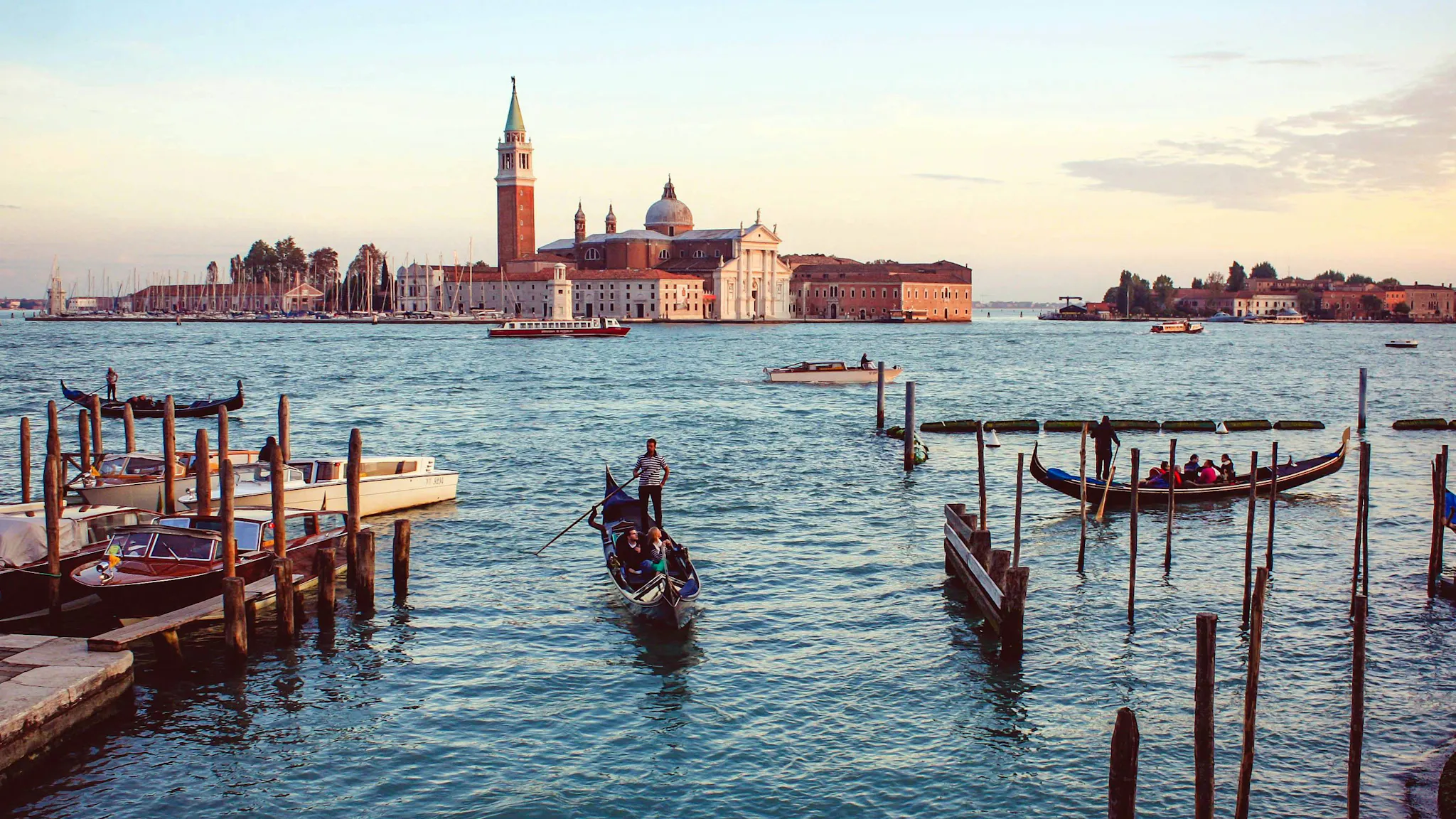 Vue sur la lagune de Venise