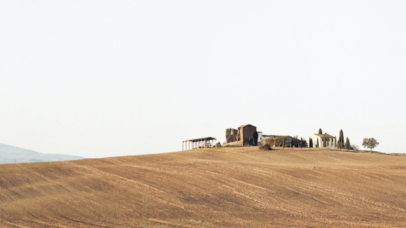 Tuscan landscape in autumn