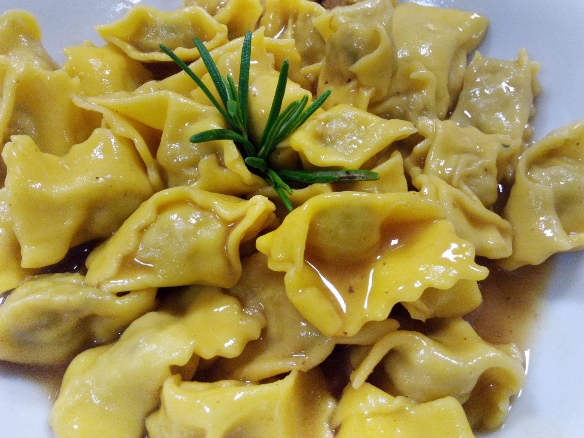 Dish of Agnolotti del Plin
