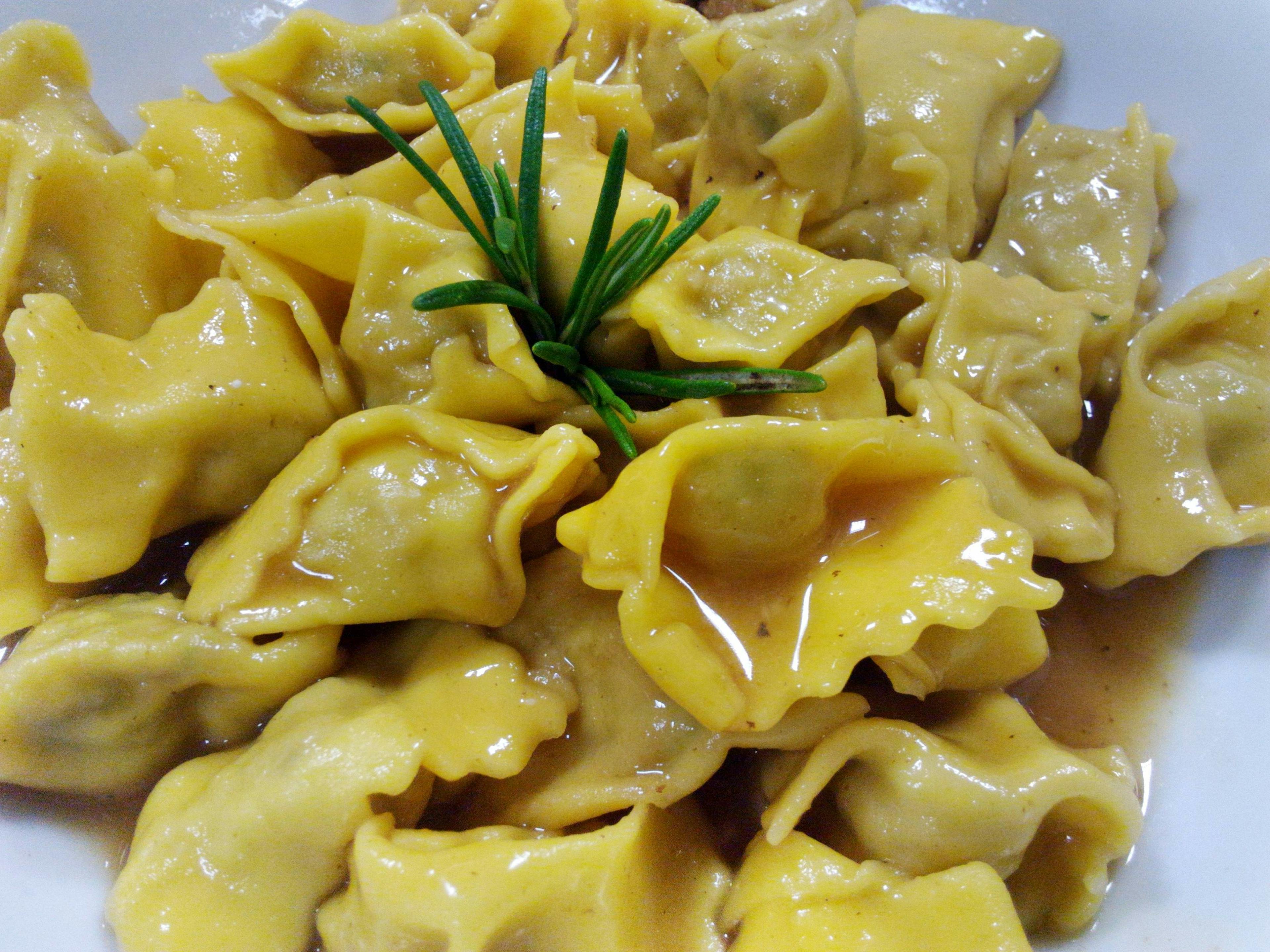 Dish of Agnolotti del Plin