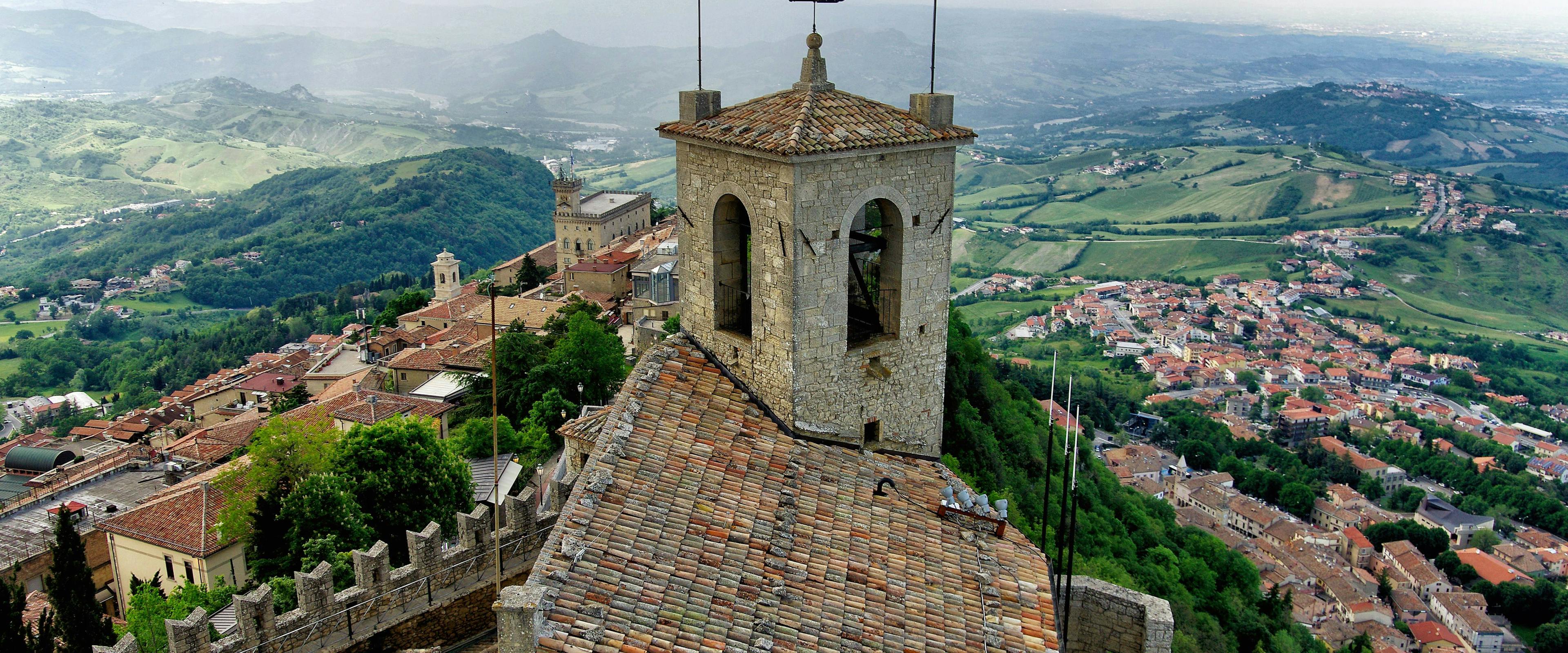 Vista borgo romagnolo