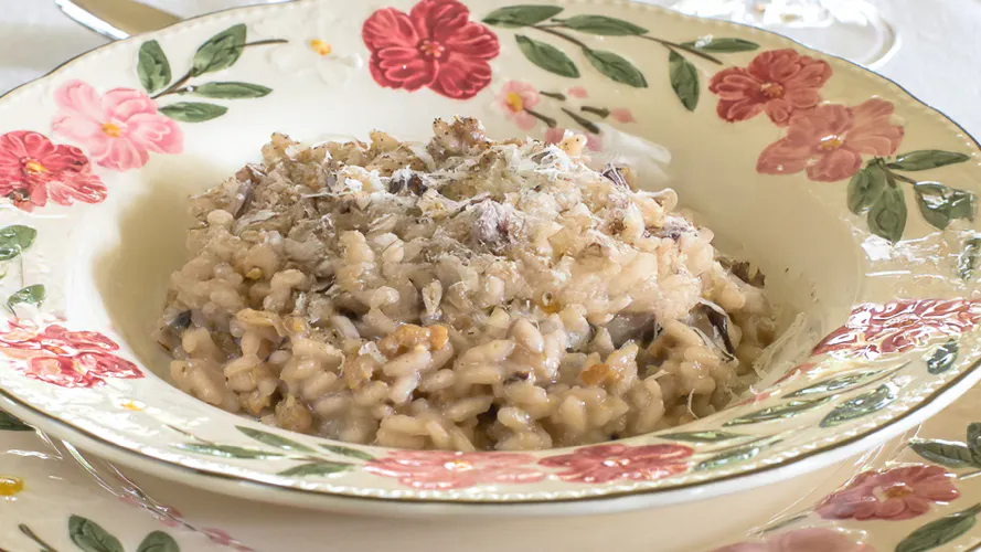 Risotto au radicchio et tastasal