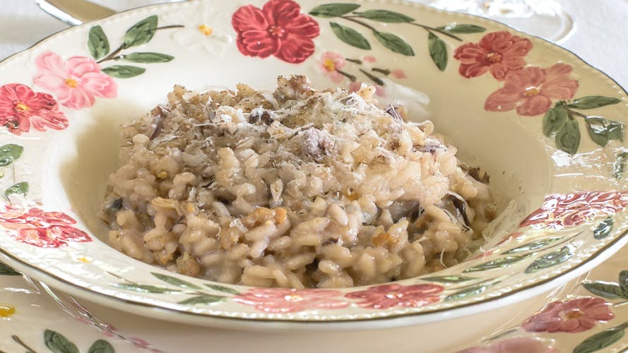 Risotto de radicchio y tastasal
