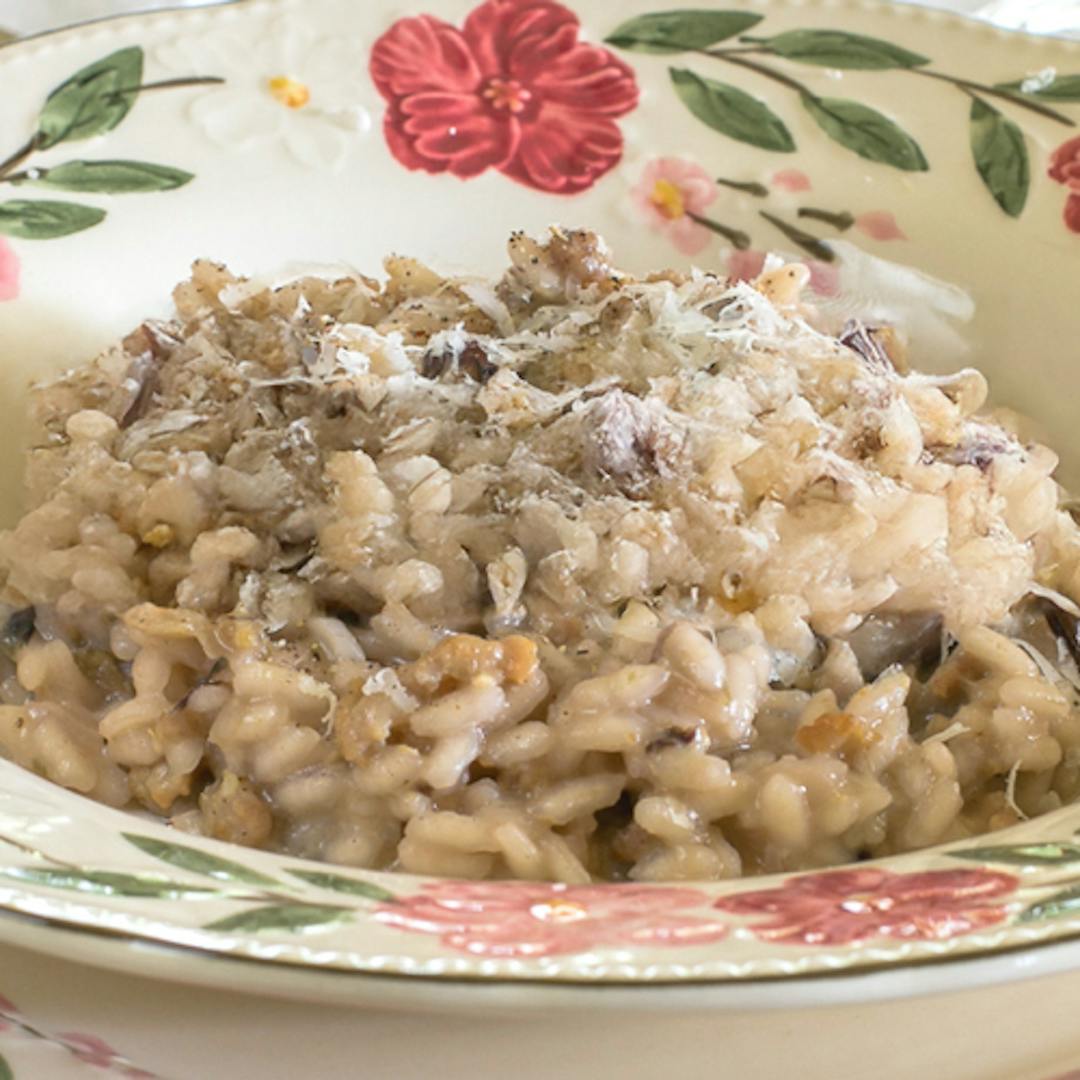 Radicchio and Sausage Risotto