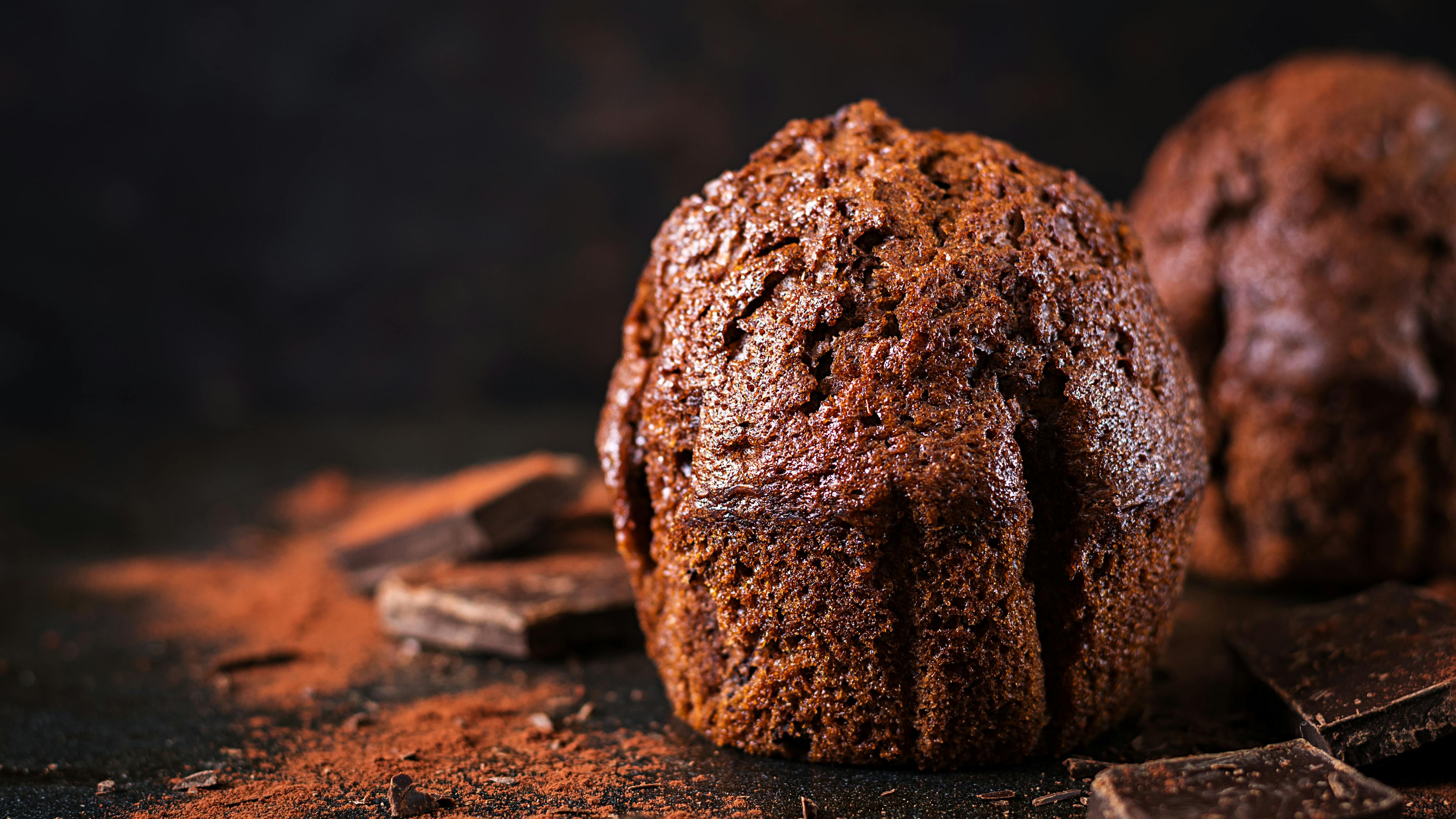 Dark Chocolate Muffins by Cesarina Ada