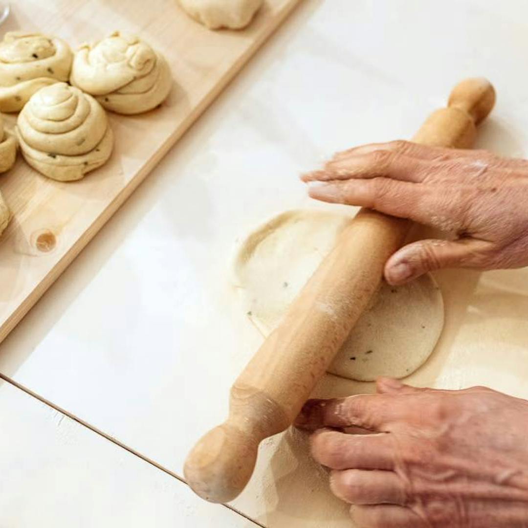 Piadina sfogliata di Cesarina Silvana preparazione
