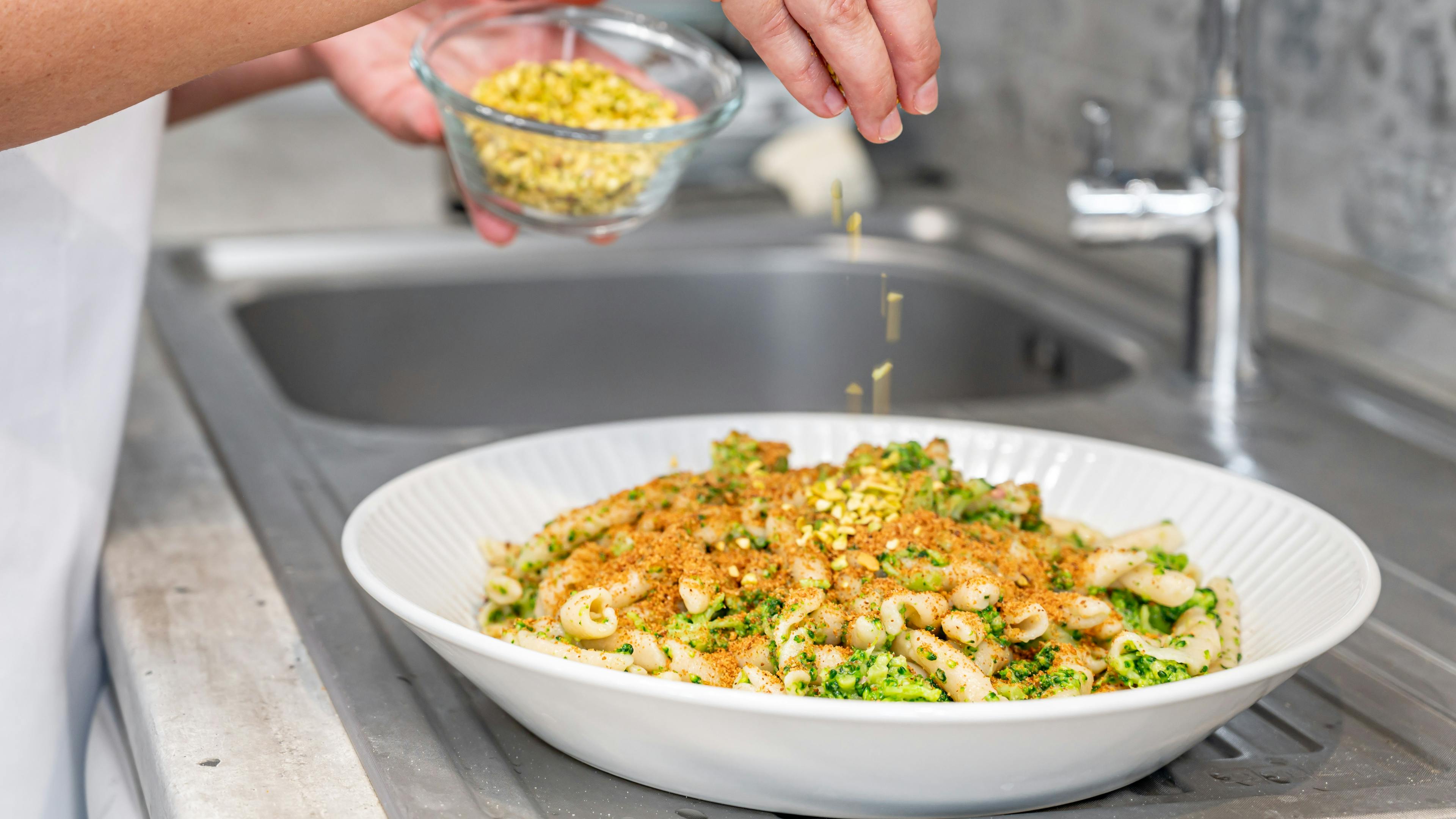 Busiate with Sicilian broccoli
