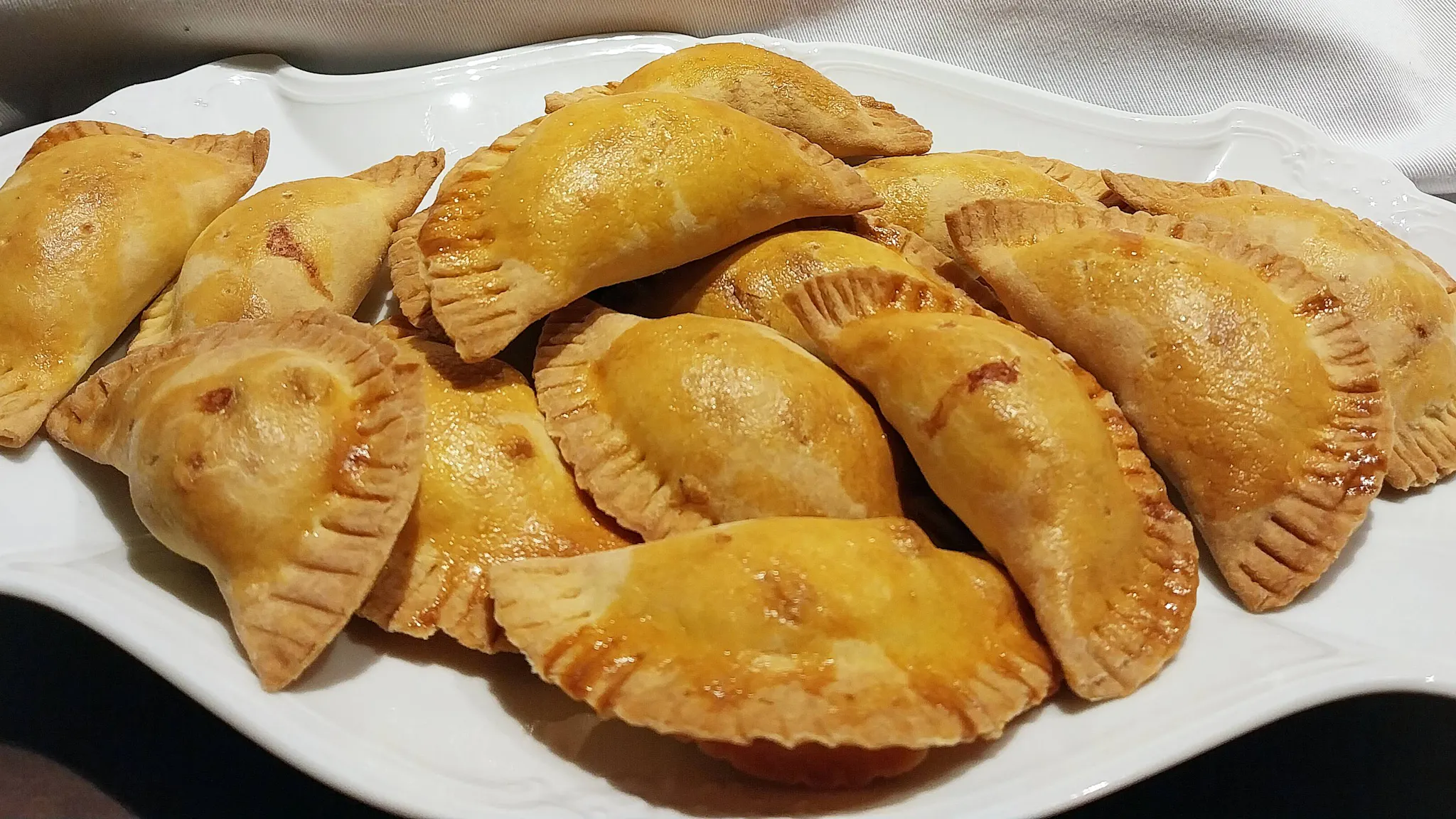 Calascioni ciociari (traditional baked savory pastries)