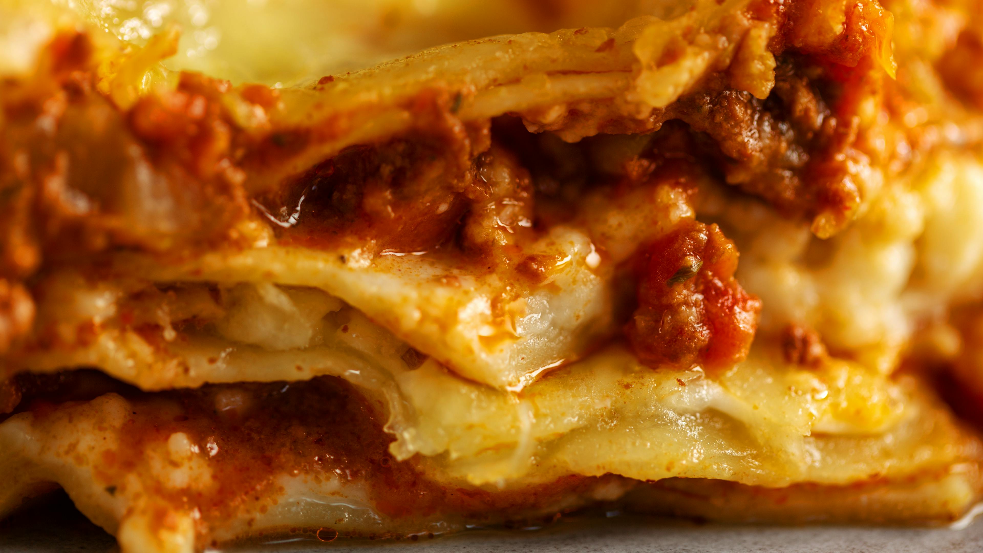 Vincisgrassi, close-up