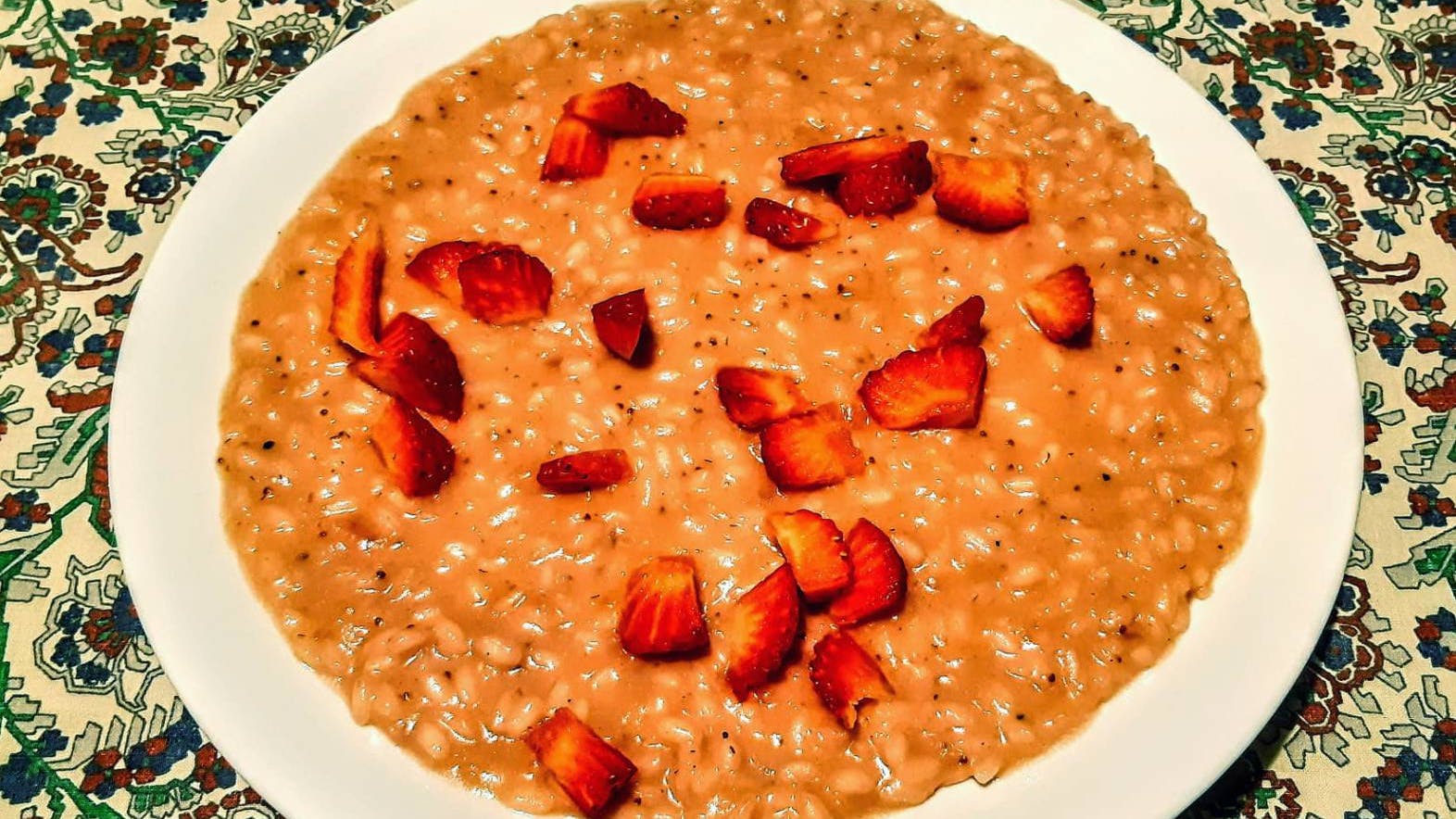 Risotto alle fragole del Cesarino Enrico
